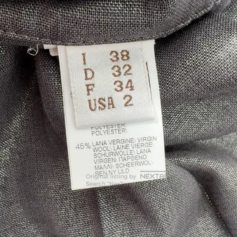 Brunello Cucinelli Brunello Cucinelli Women's Grey Pleated Skirt Size 25" / US 0 / IT 36 - 4 Thumbnail