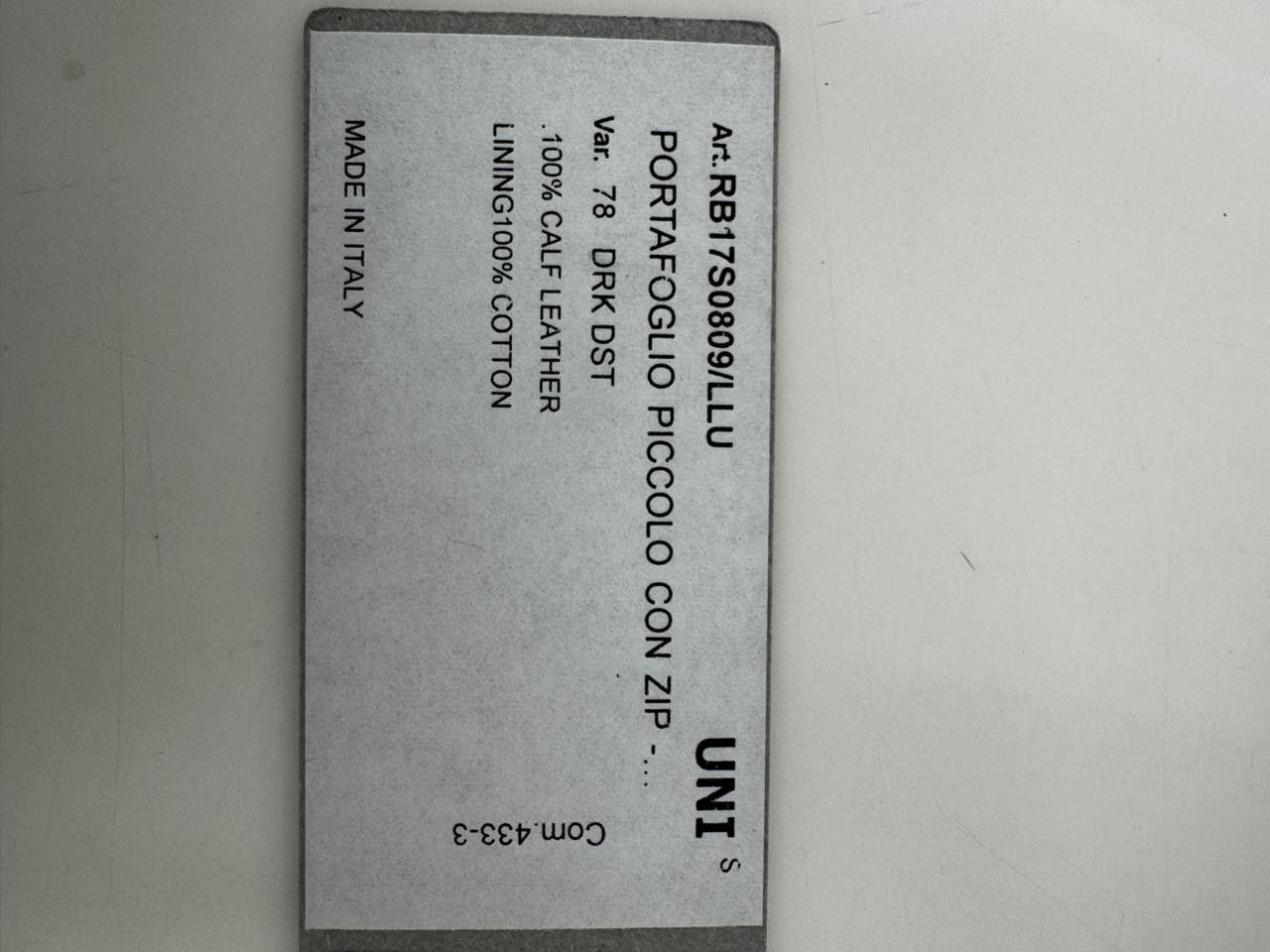 Rick Owens RICK OWENS ZIP WALLET Size ONE SIZE - 5 Thumbnail