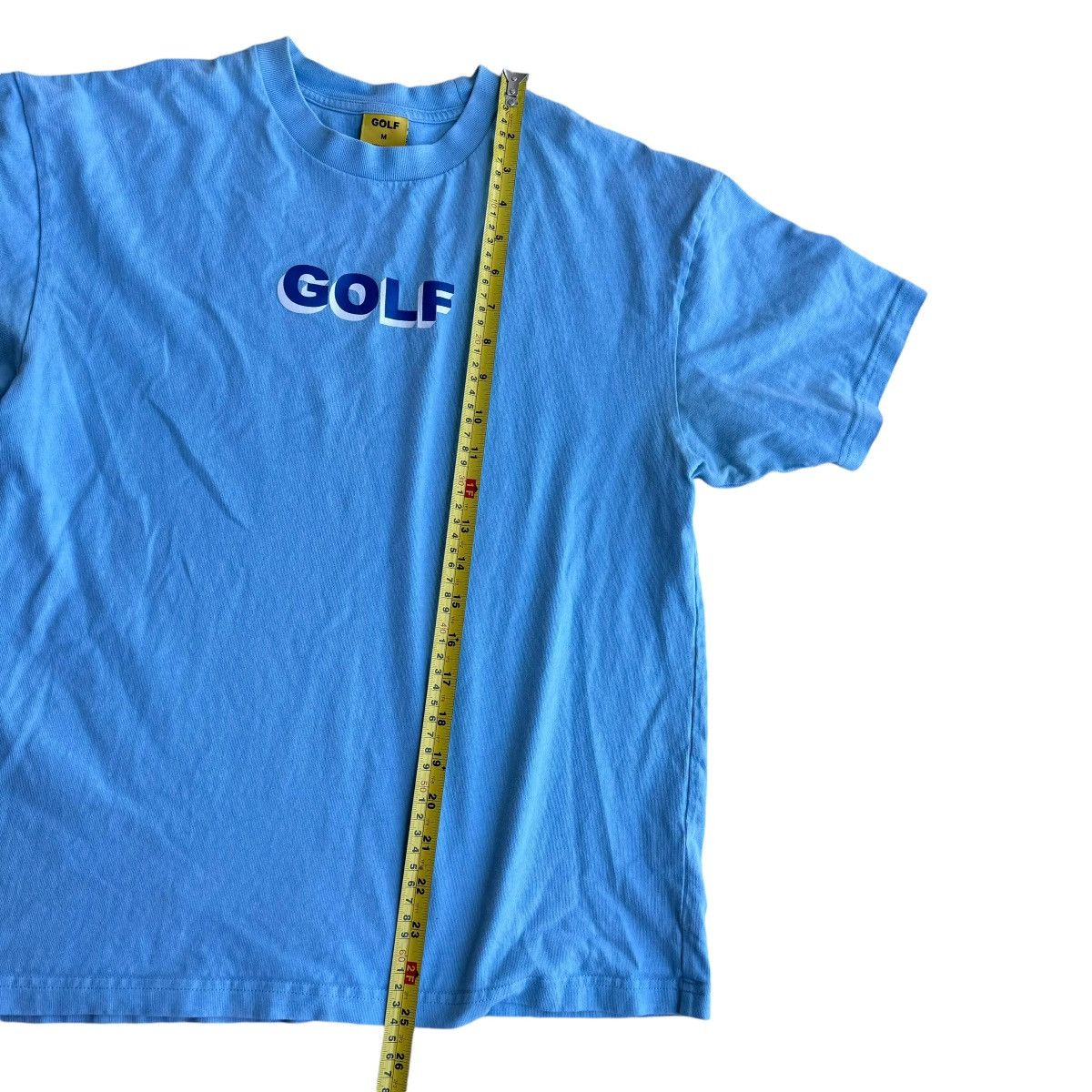 Golf Wang × Tyler The Creator GOLF WANG Tyler The Creator Blue Basic Logo Tee Shirt Size US M / EU 48-50 / 2 - 6 Thumbnail