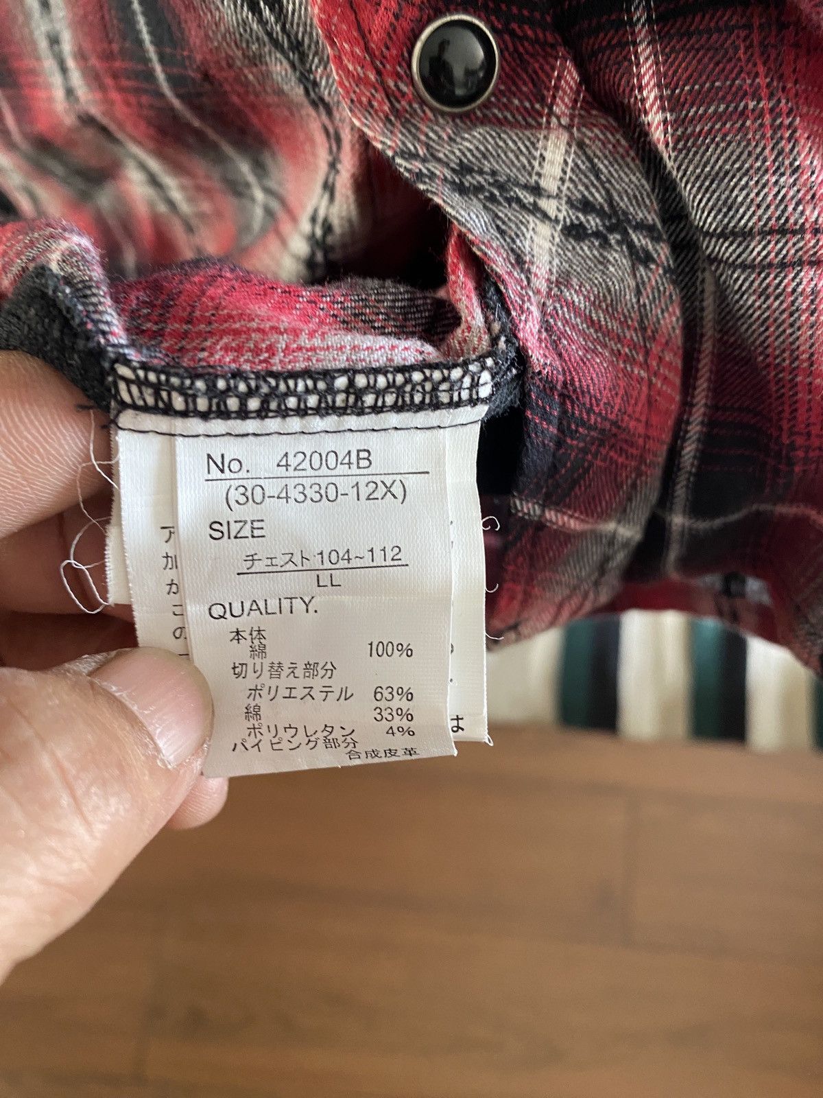 Japanese Brand Japanese Brand Thruxton Plaid Tartan Flannel Shirt Size US L / EU 52-54 / 3 - 9 Thumbnail