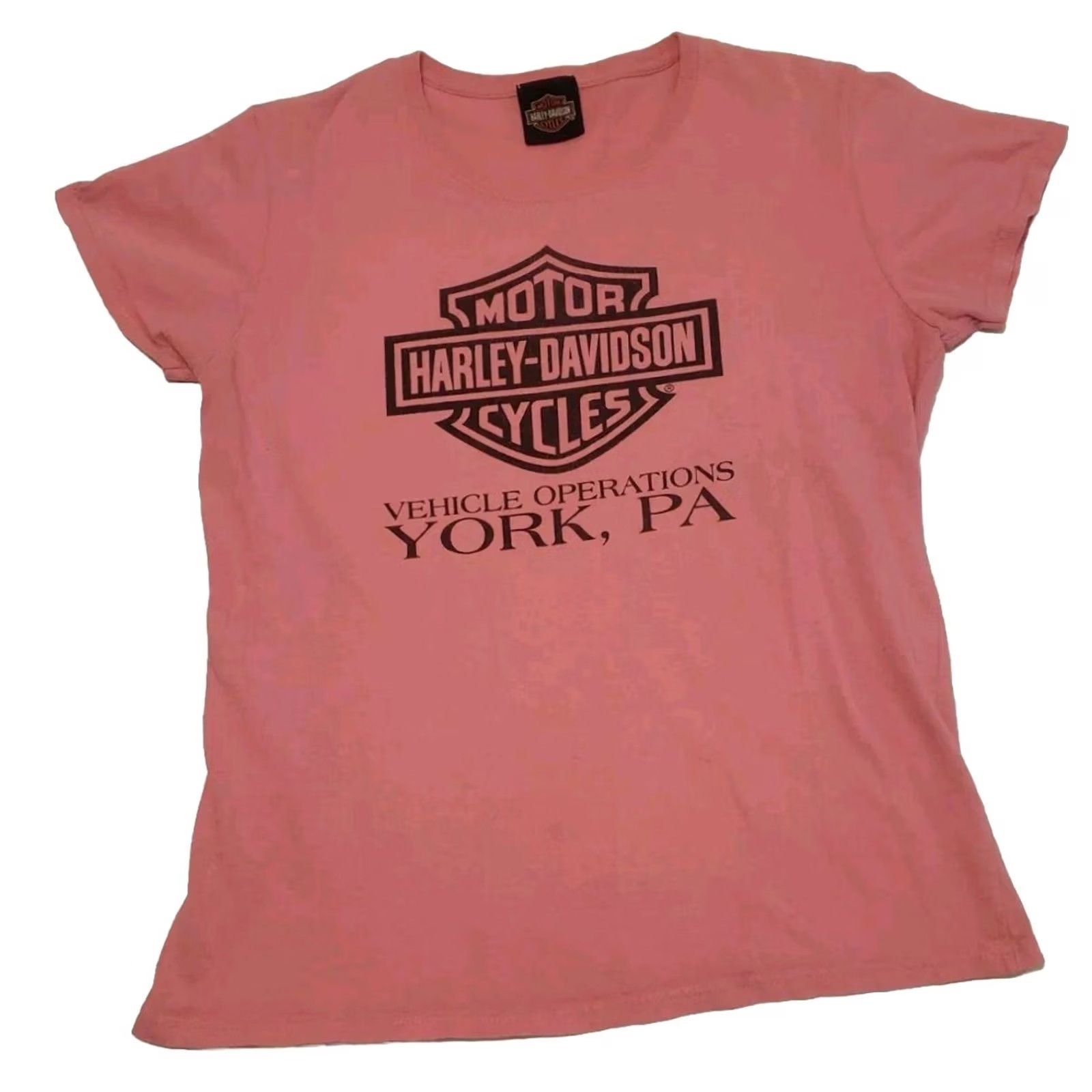 Harley Davidson VINTAGE Harley Davidson Womens T Shirt Pink Sz M Biker Logo Moto Street 90s Size M / US 6-8 / IT 42-44 - 2 Thumbnail