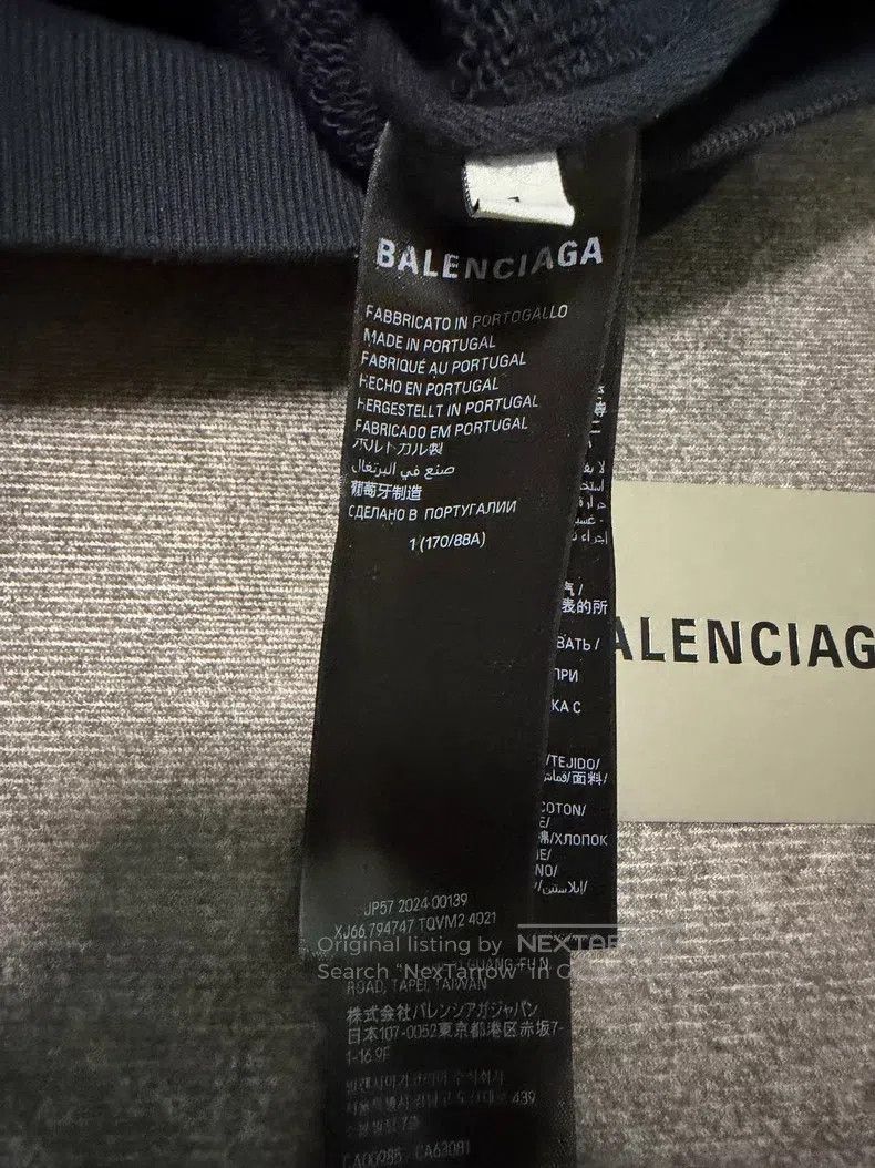 Balenciaga Balenciaga Scarf Hooded Two-Piece Hooded Sweatshirt Size US S / EU 44-46 / 1 - 3 Thumbnail