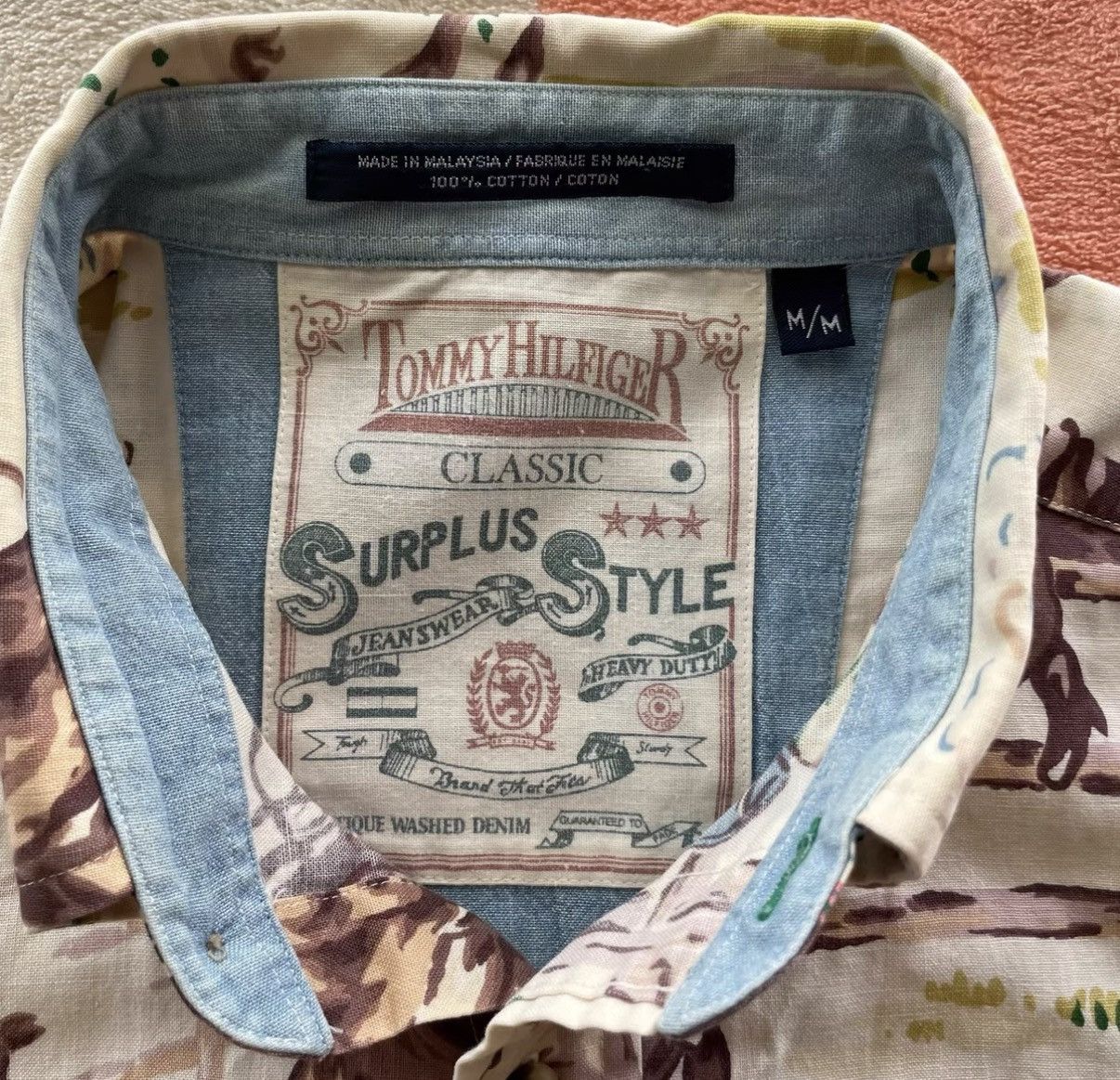 Tommy Hilfiger Tommy Hilfiger Western Ranch Print Shirt K22 Size US M / EU 48-50 / 2 - 6 Thumbnail