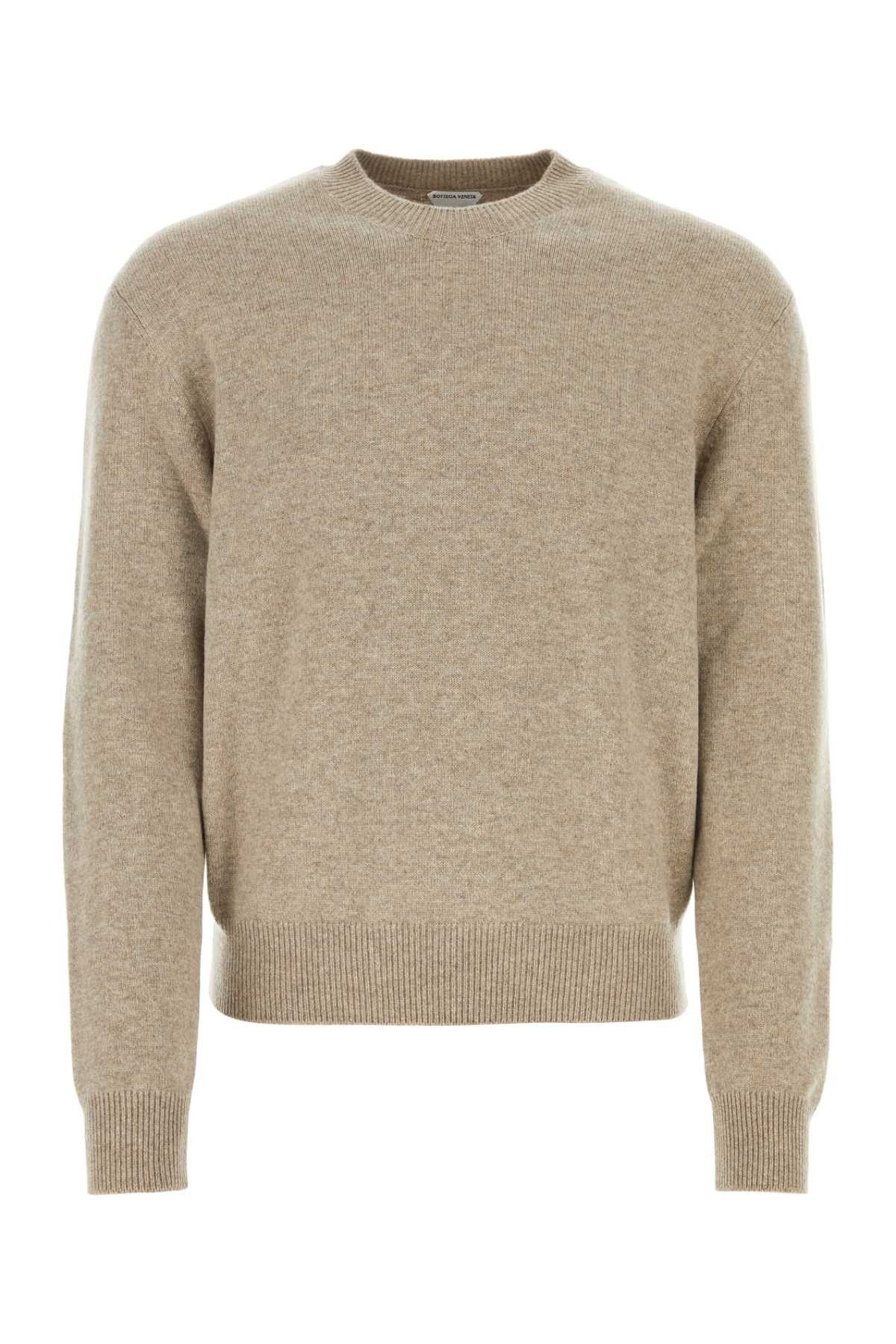Bottega Veneta Cappuccino Stretch Cashmere Blend Sweater Size US L / EU 52-54 / 3 - 1 Thumbnail