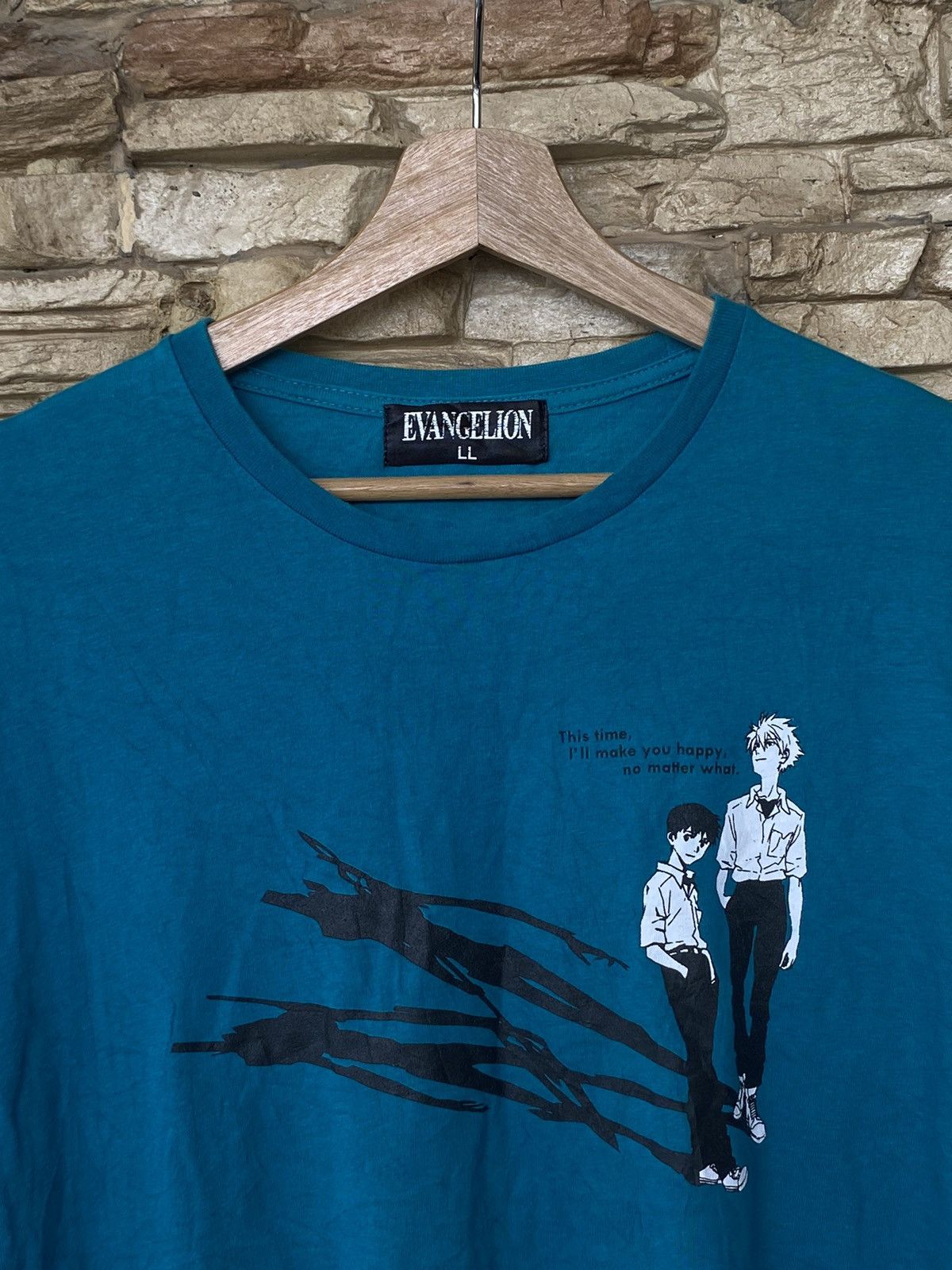 Vintage Rare Vintage Evangelion Anime Tees Size US XL / EU 56 / 4 - 2 Thumbnail