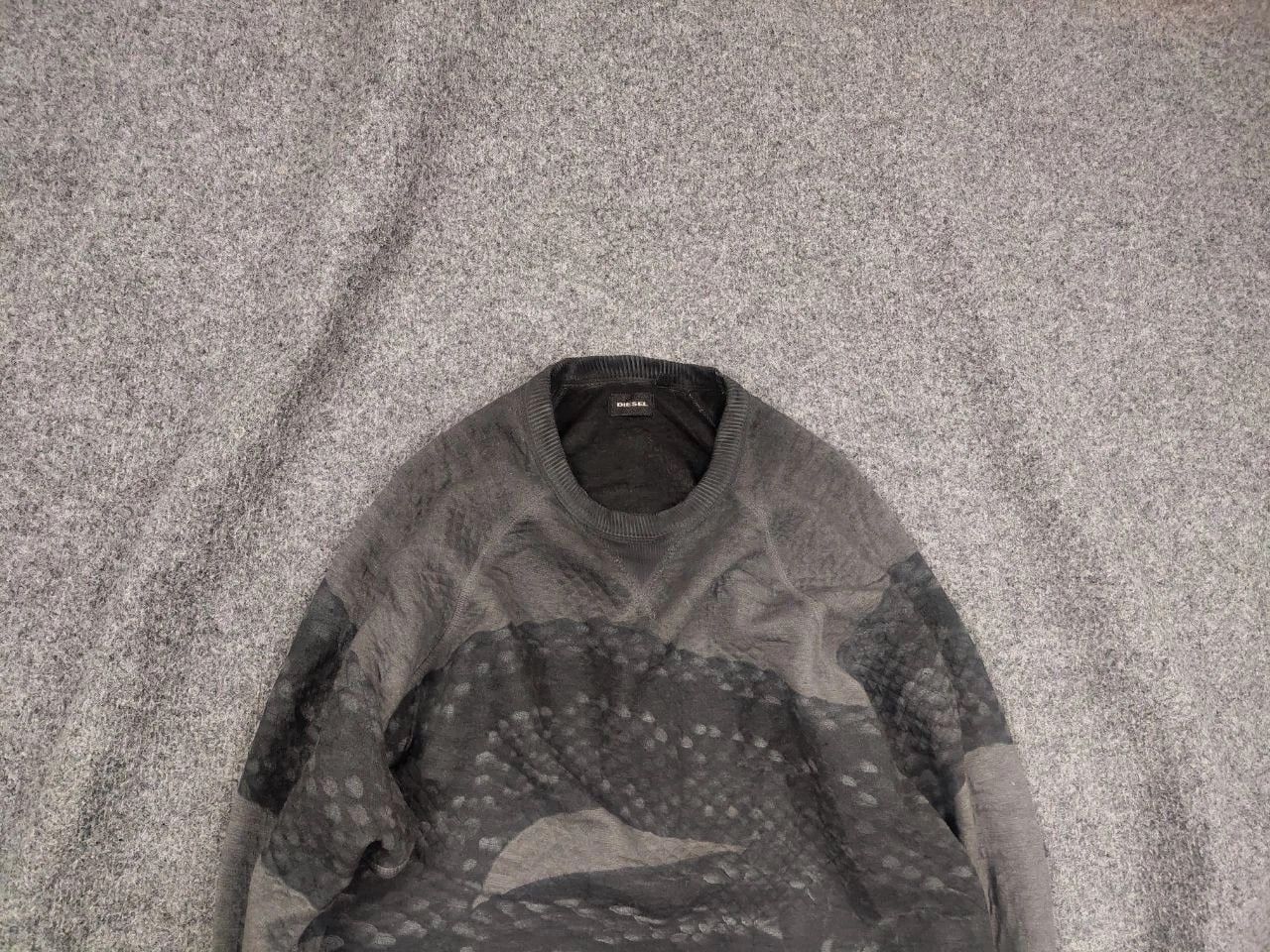 Diesel Diesel Snake Gray Faded Oversized Sweatshirts Vintage Style Size US M / EU 48-50 / 2 - 2 Thumbnail