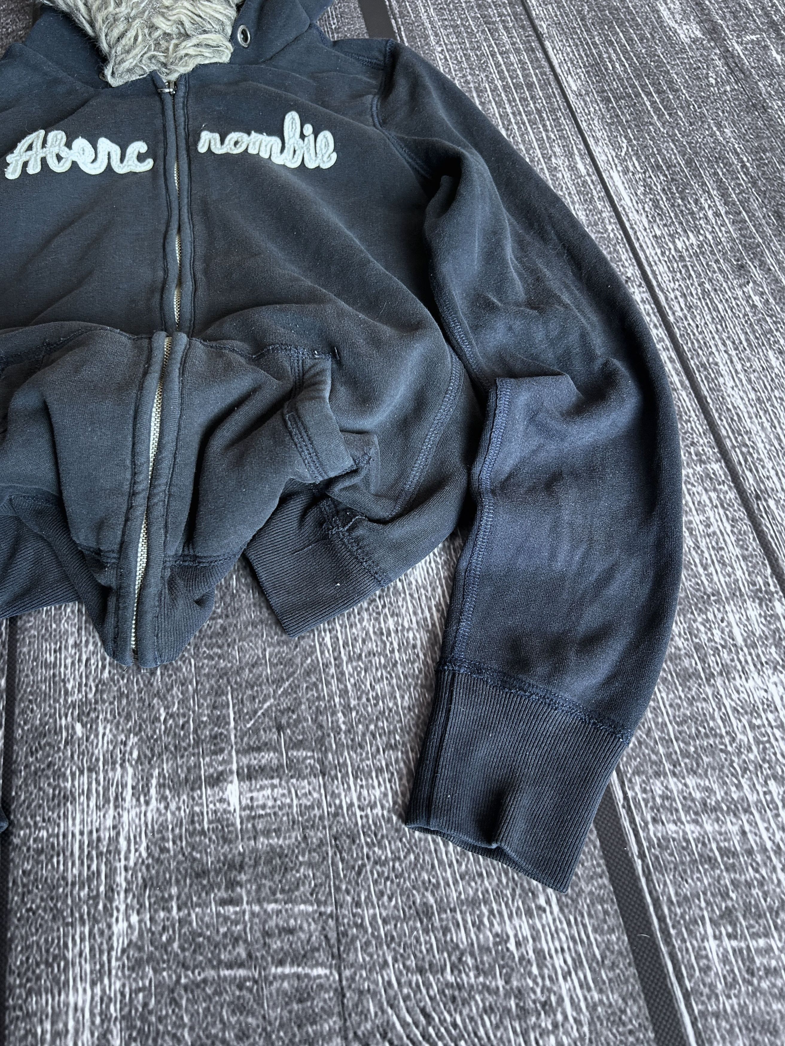 Abercrombie & Fitch VTG Japanese Avant Garde If Six Was Nine Y2K Fur Hoodie 90s Size US S / EU 44-46 / 1 - 4 Thumbnail