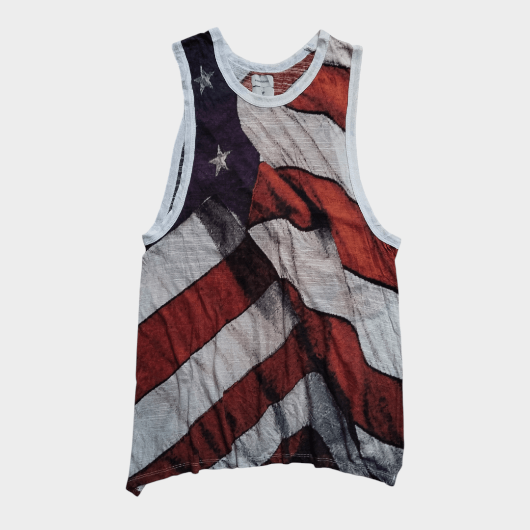 If Six Was Nine × Le Grande Bleu (L.G.B.) × Maison MIHARA YASUHIRO Miharayasuhiro American flag layered tops Size US S / EU 44-46 / 1 - 1 Thumbnail