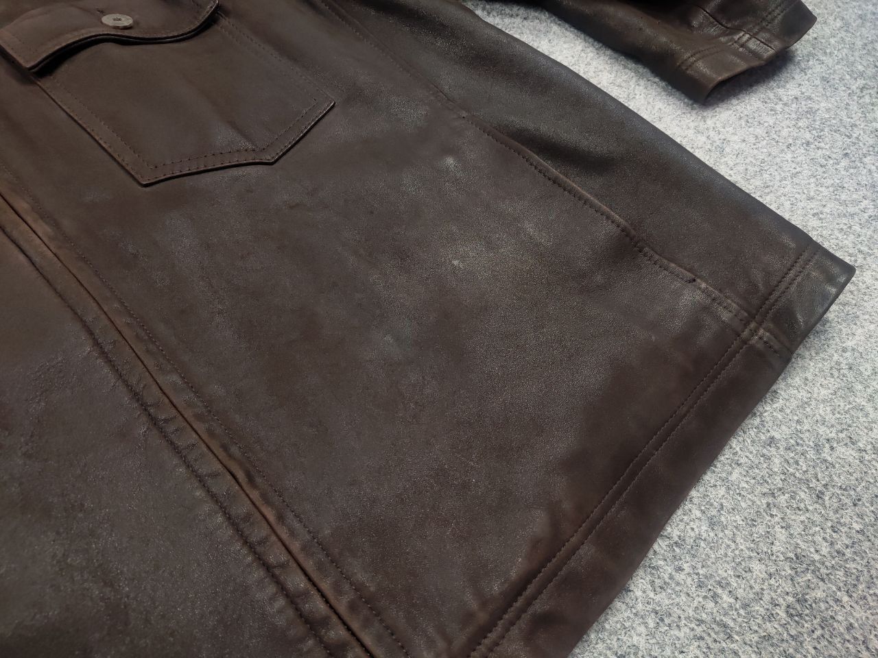 Timberland Vintage Weathergear Type I pocket Leather Jacket