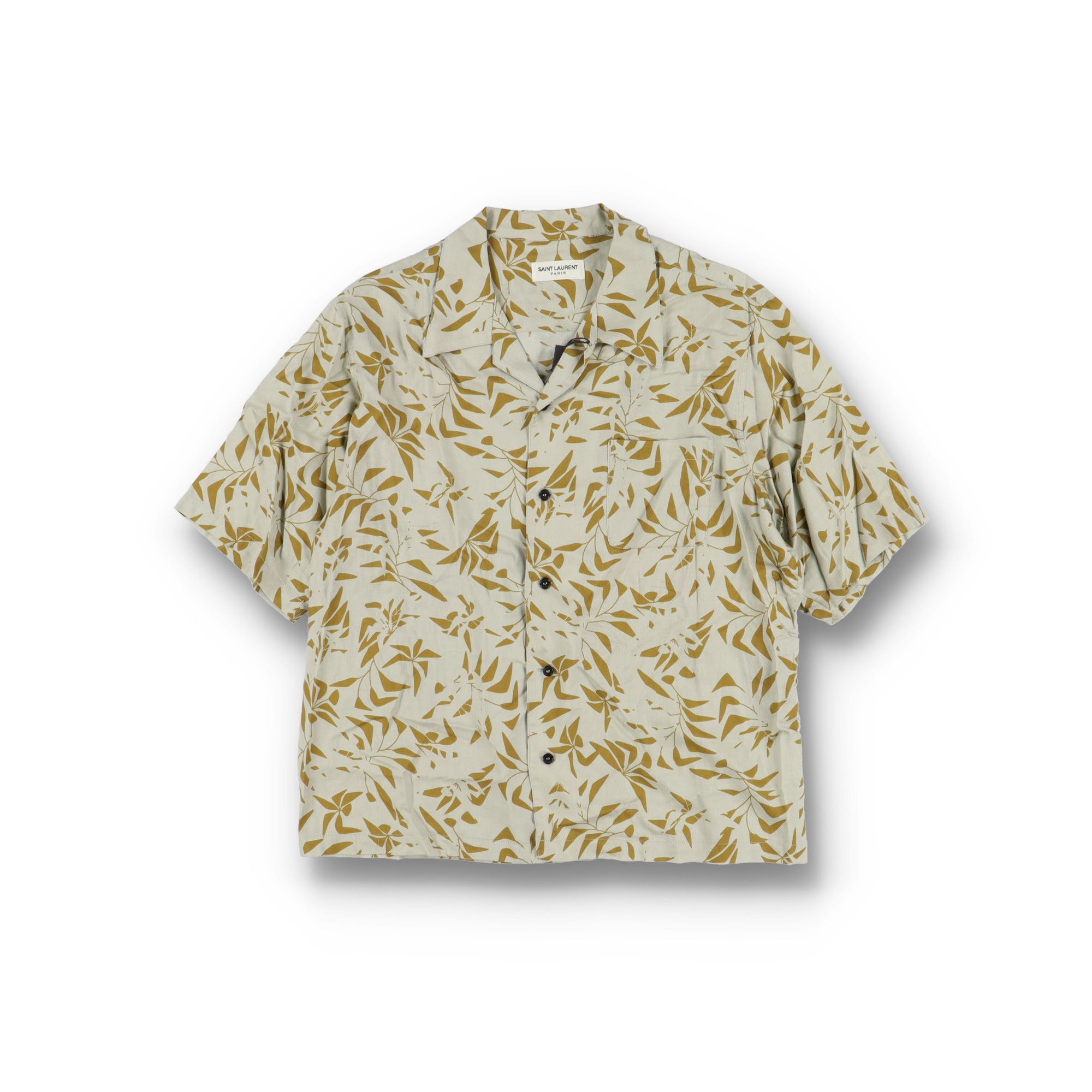 Saint Laurent Paris SS16 Palm Tree Hawaiian shirt 40 | Grailed