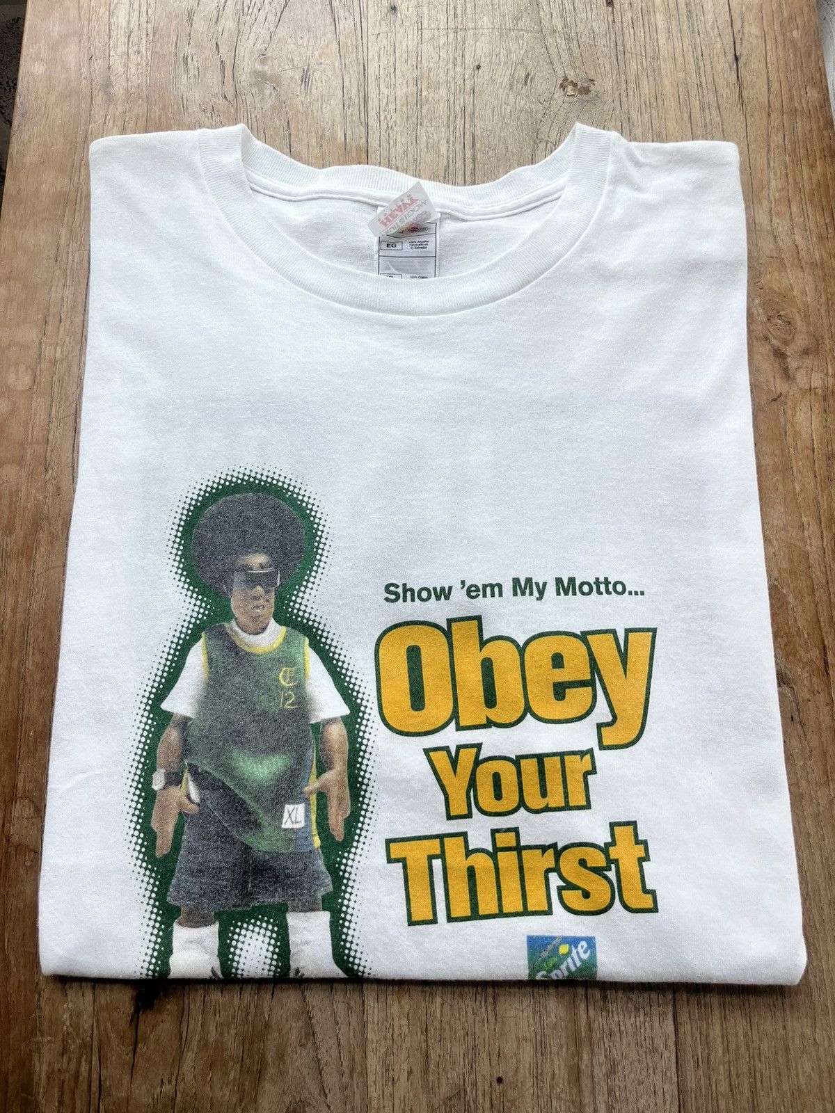 Vintage Vintage Seattle SuperSonics Obey Your Thirst 2005’s Tshirt Size US XL / EU 56 / 4 - 1 Thumbnail