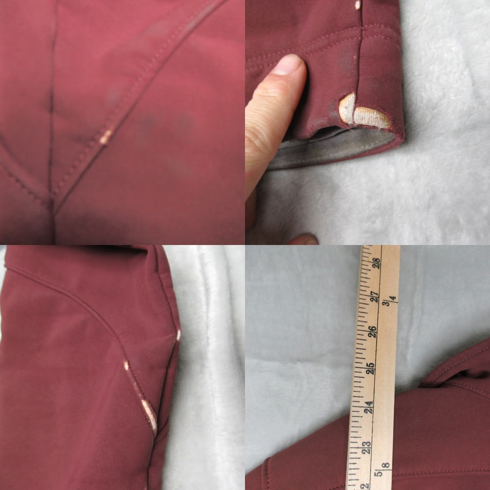 The North Face VINTAGE North Face Apex Bionic Jacket Women Medium Burgundy Softshell Zip Rain Wind Hike Size M / US 6-8 / IT 42-44 - 9 Thumbnail