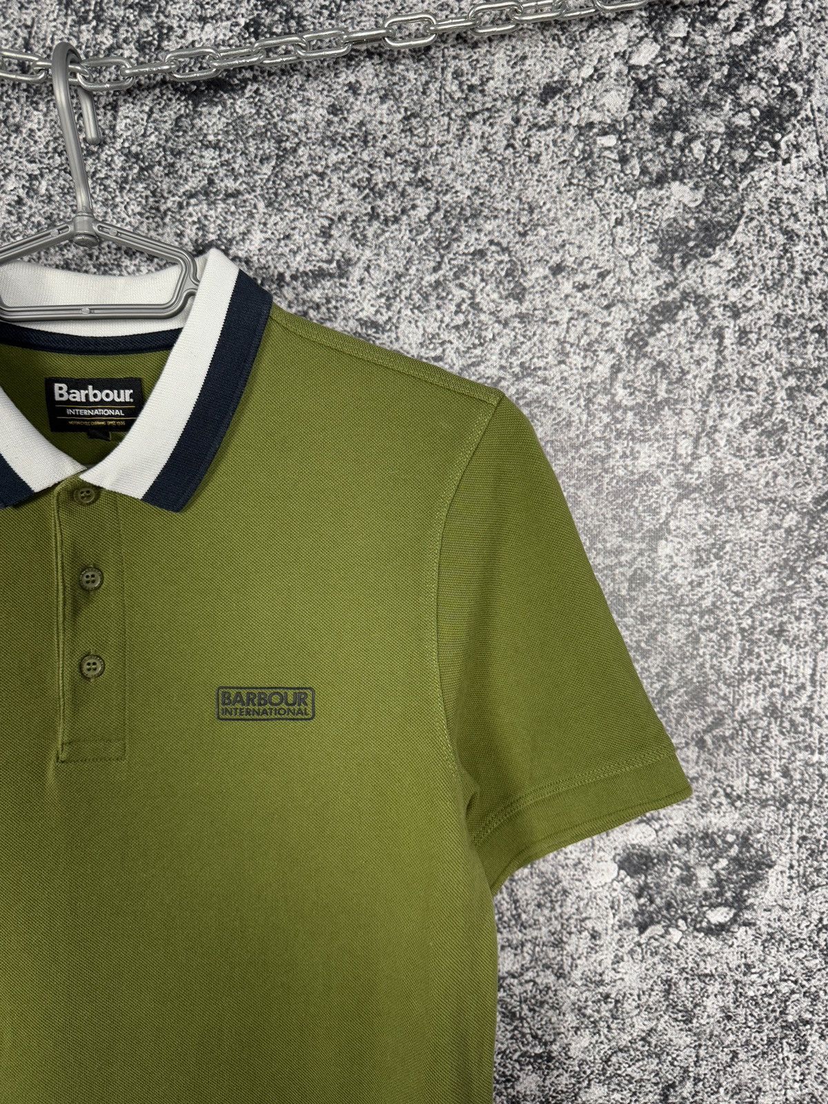 Barbour Barbour International Cotton Polo Shirt Luxury Size M Size US M / EU 48-50 / 2 - 2 Thumbnail