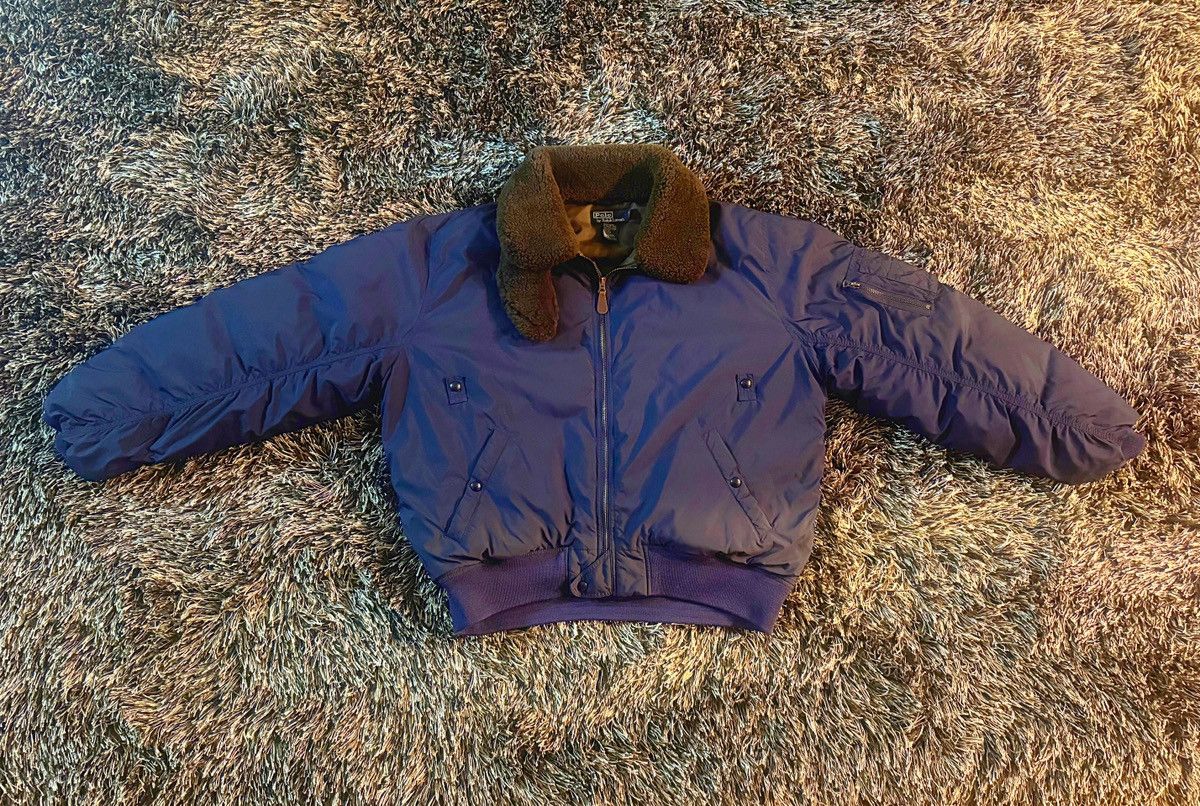 Polo Ralph Lauren Wool collar Flight coat Size US XL / EU 56 / 4 - 10 Thumbnail