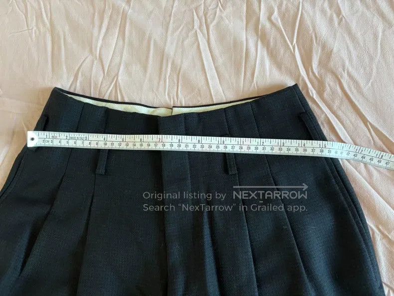 Comme des Garcons Comme des Garcons size S Dark plaid wide-leg pants, size S Size 24" / US 00 / IT 34 - 7 Thumbnail