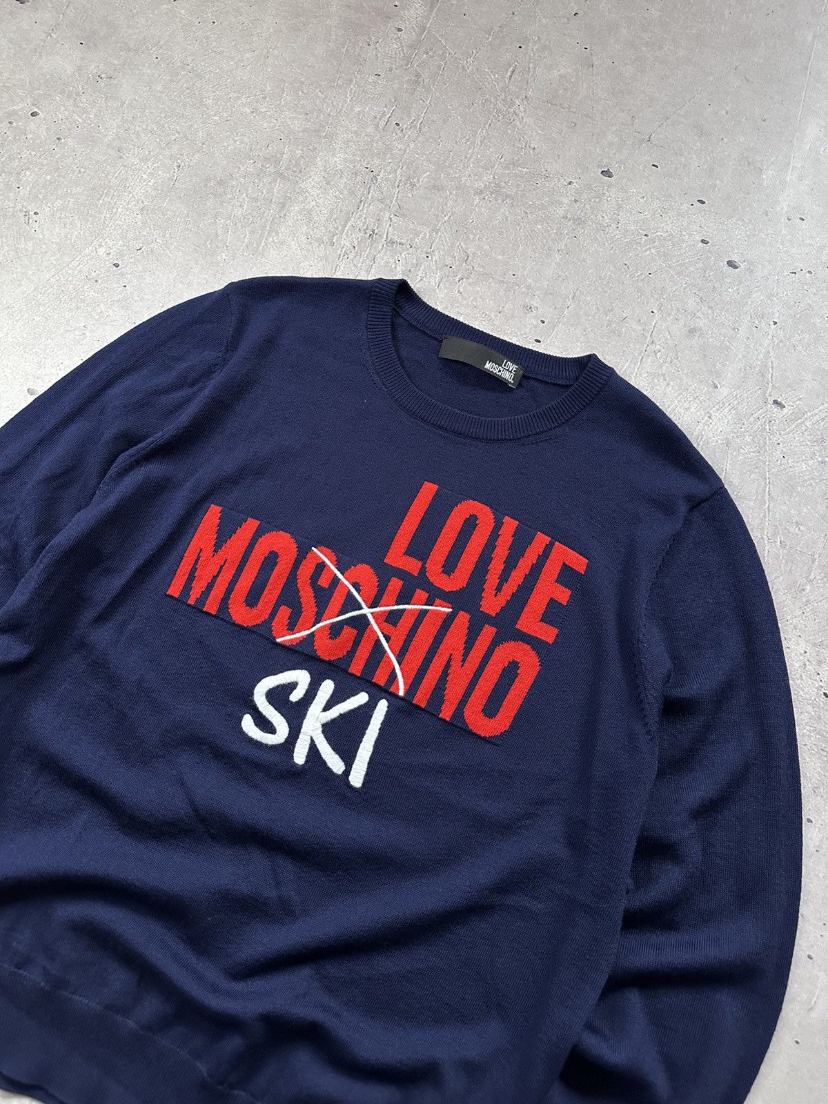 Moschino Love Moschino Ski Slim Light Jumper / Sweater Size US L / EU 52-54 / 3 - 2 Thumbnail