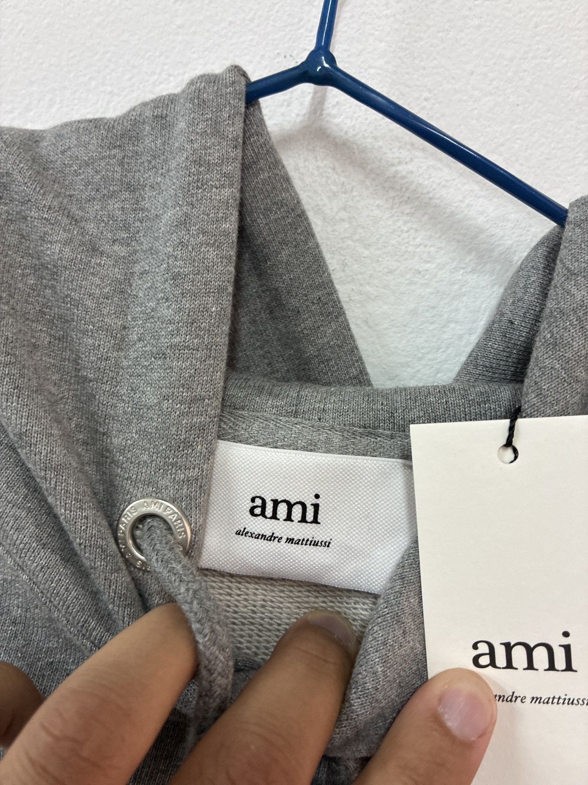 AMI Hoodie Ami Paris Ami De Coeur grey Size US S / EU 44-46 / 1 - 4 Thumbnail
