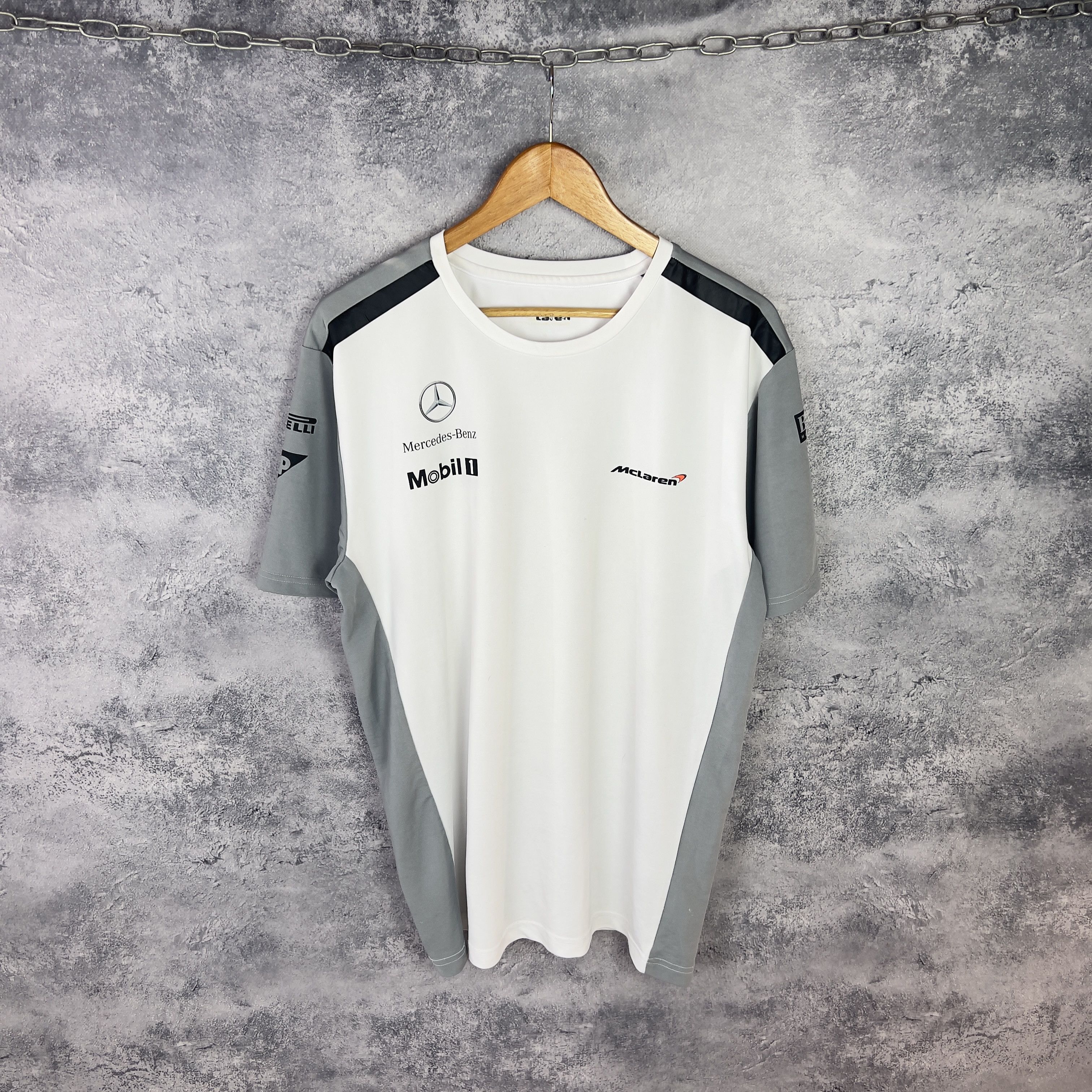 Mercedes-Benz Mercedes Benz Mclaren Tee Men's Size XL White Short Sleeve` Size US XL / EU 56 / 4 - 1 Thumbnail