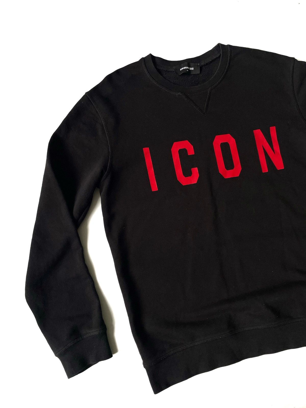 Dsquared2 Dsquared 2 ICON Men Black Sweatshirt Size S-M Made In Italy Size US S / EU 44-46 / 1 - 2 Thumbnail