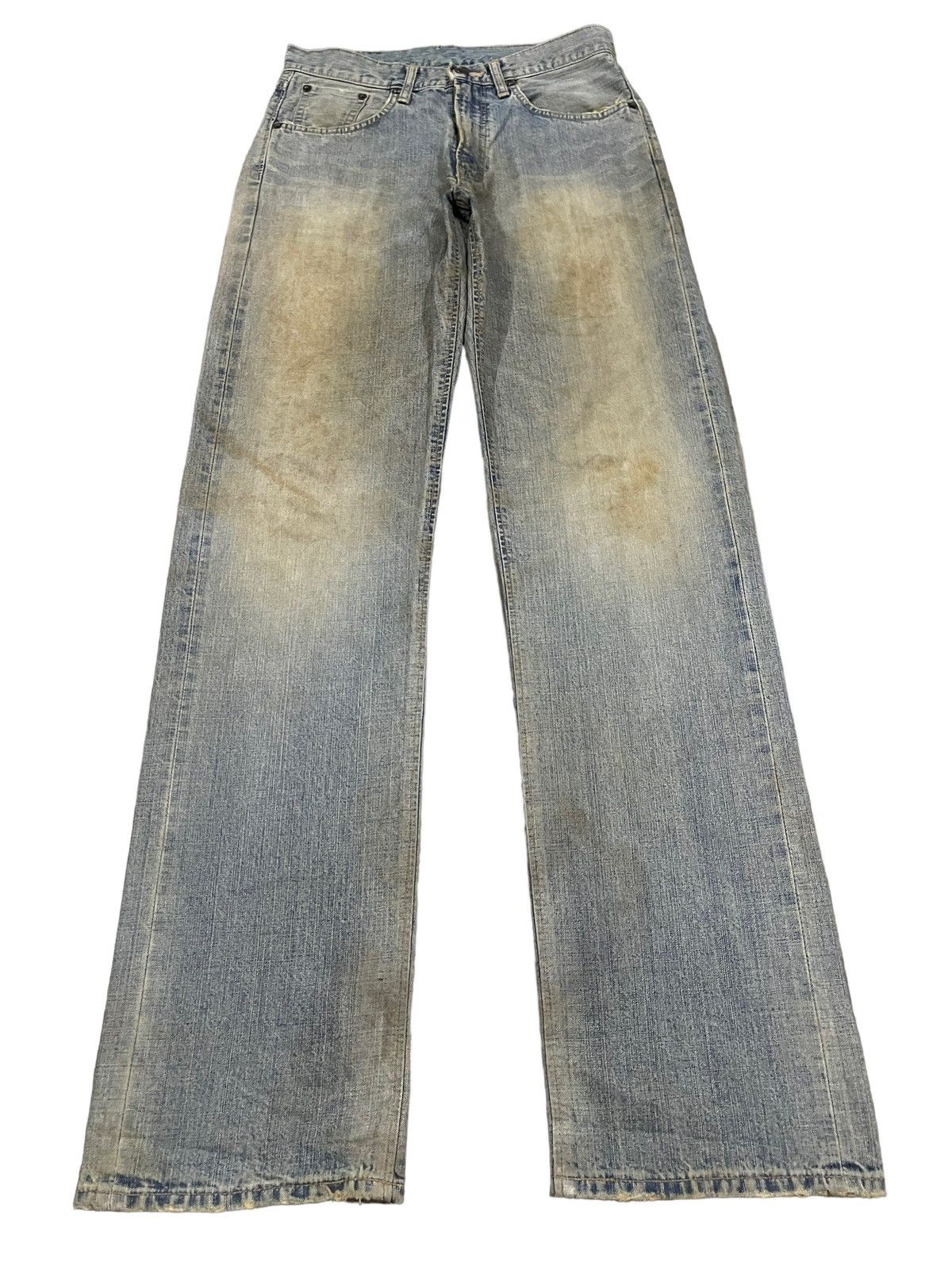 Edwin Vintage 90s Edwin Mud Wash Style Loose Jeans Size US 30 / EU 46 - 1 Thumbnail