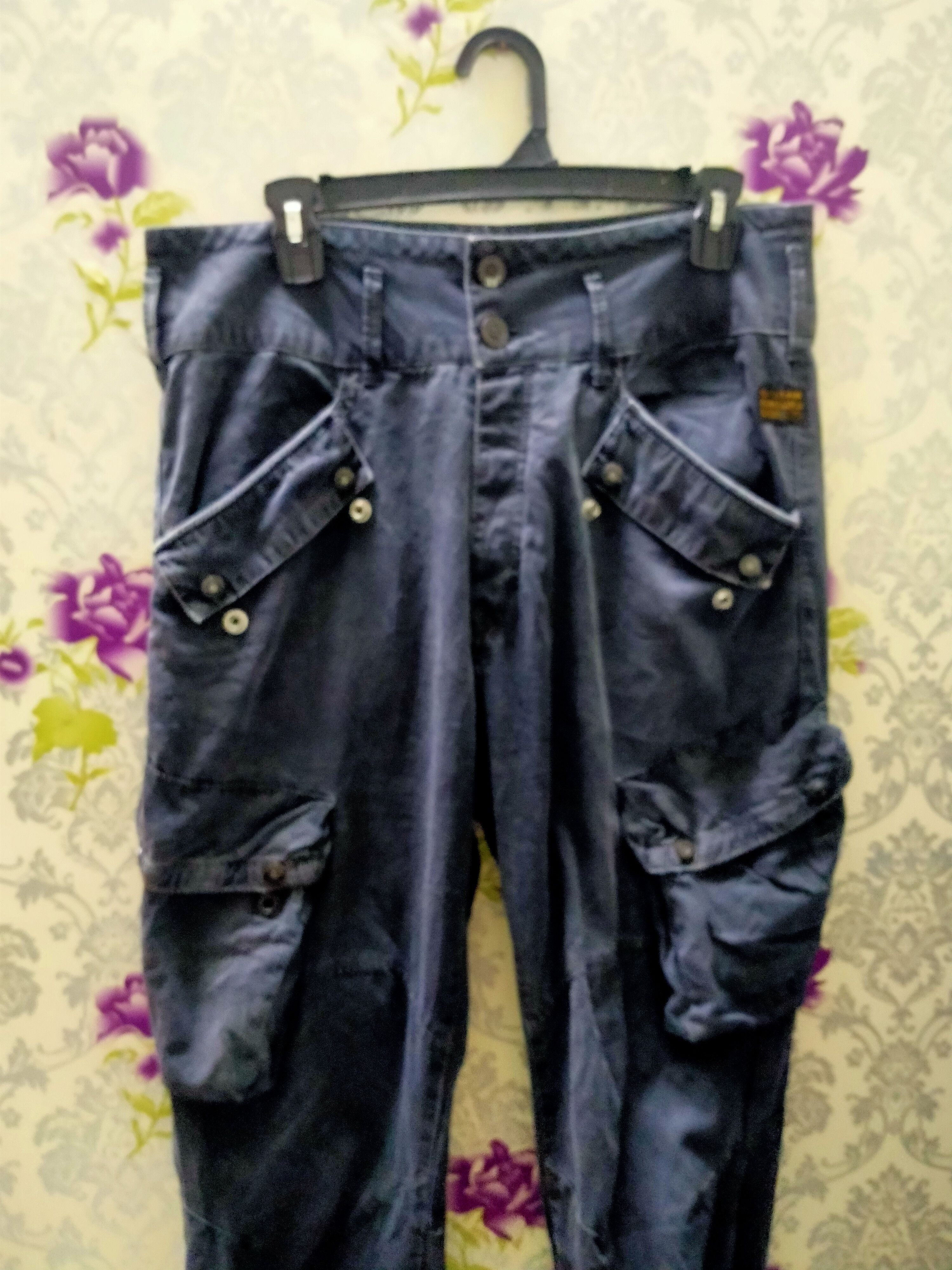 G-Star G start raw denim cargo multi pocket Size US 33 - 1 Thumbnail