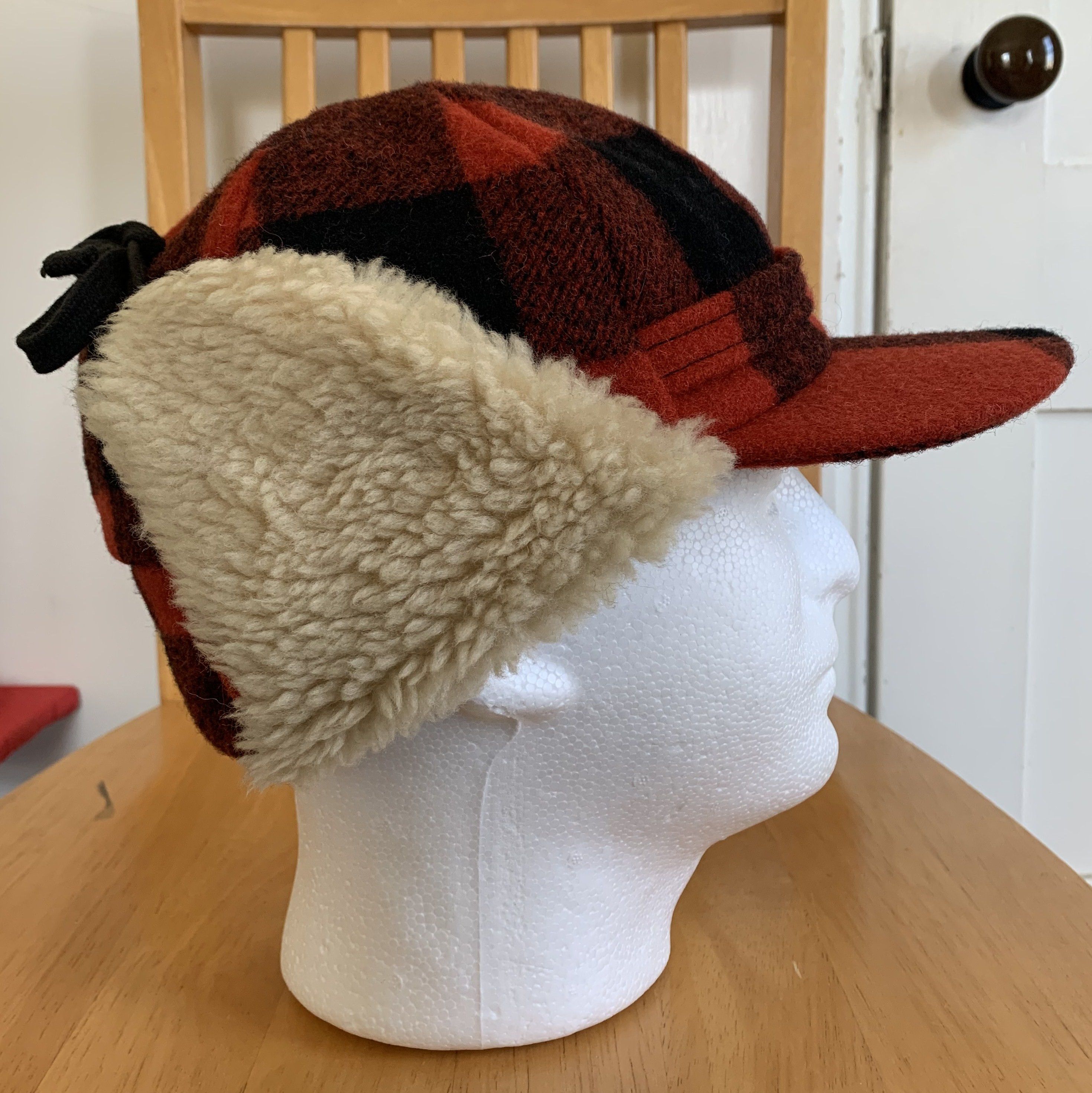 Number (N)ine FW08 Wool Check Hat Size ONE SIZE - 8 Thumbnail