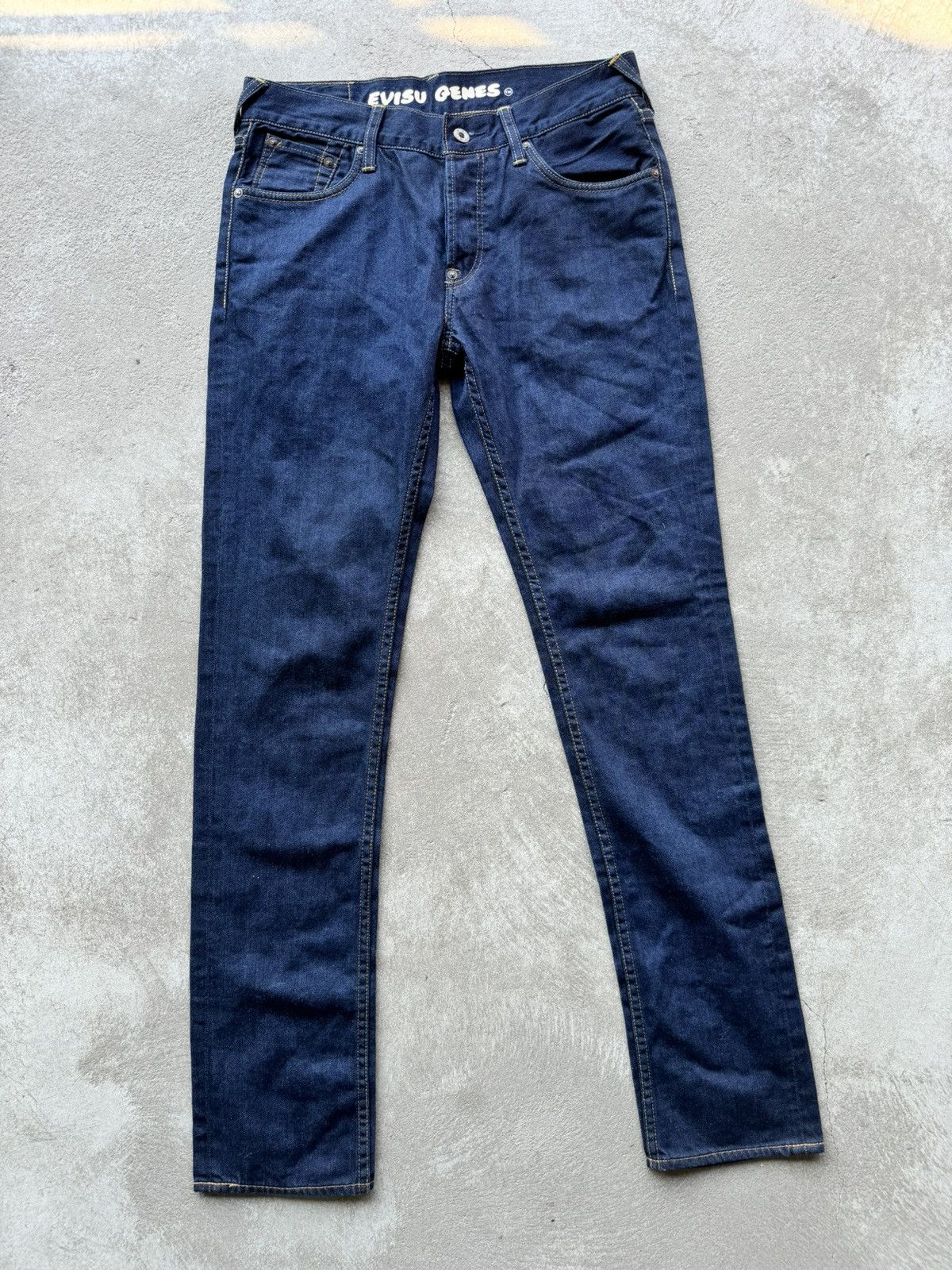 Evisu × Japanese Brand Evisu Denim Jeans Print Japan Style Y2K Size US 30 / EU 46 - 2 Thumbnail