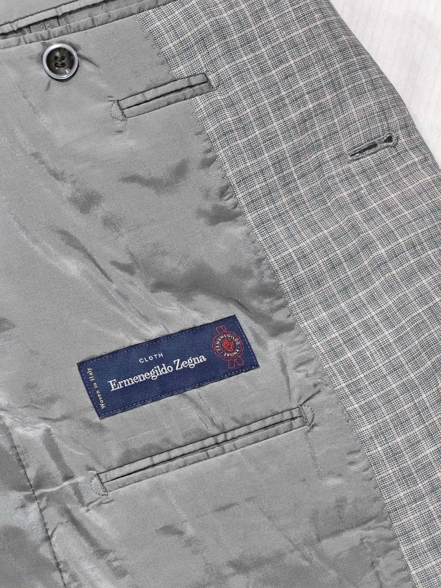 Ermenegildo Zegna Italian Zegna Custom Suit by Ede Ravenscroft. Size US M / EU 48-50 / 2 - 8 Thumbnail