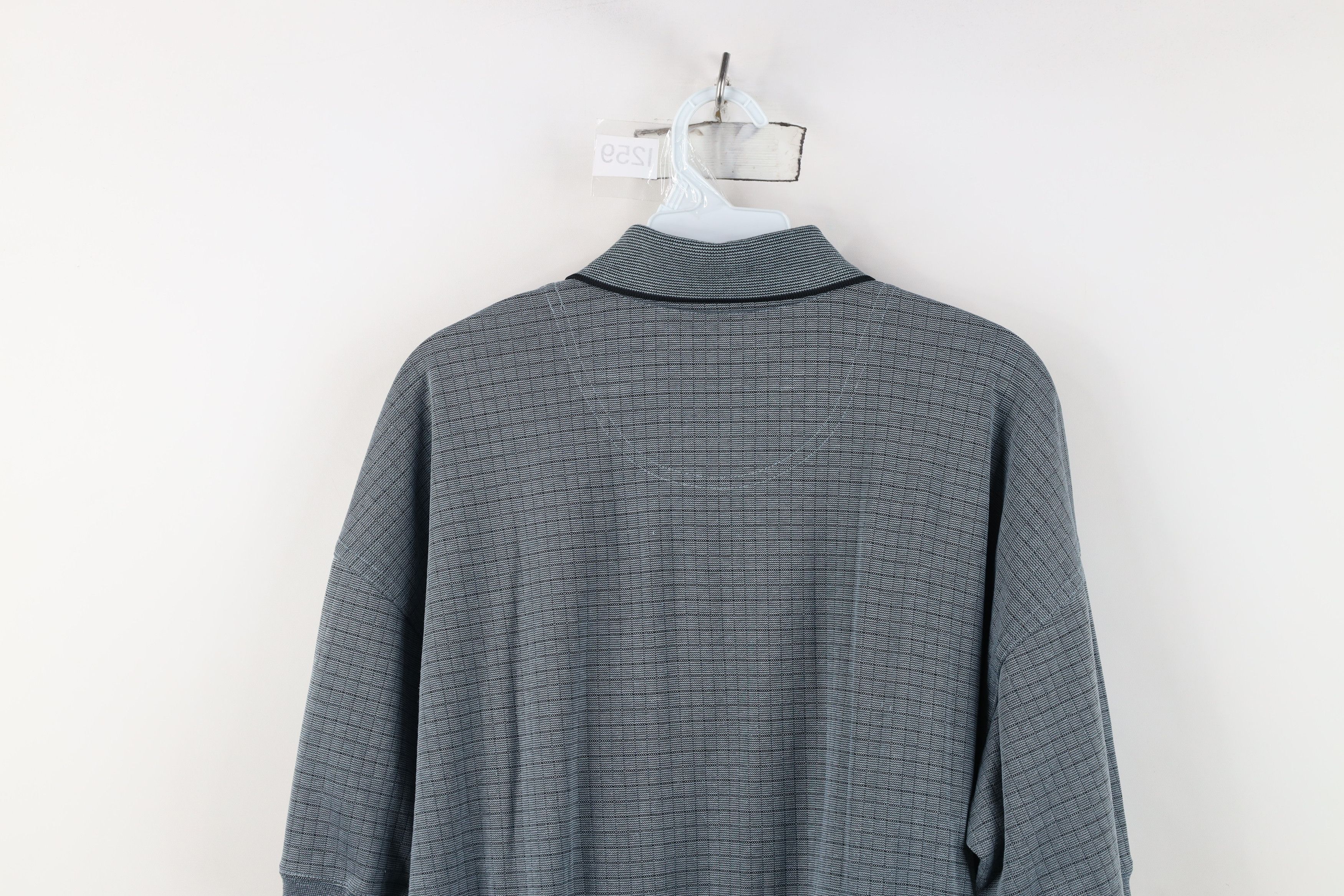 Vintage Vintage 90s Streetwear Collared Pullover Polo Shirt Plaid Size US L / EU 52-54 / 3 - 12 Thumbnail