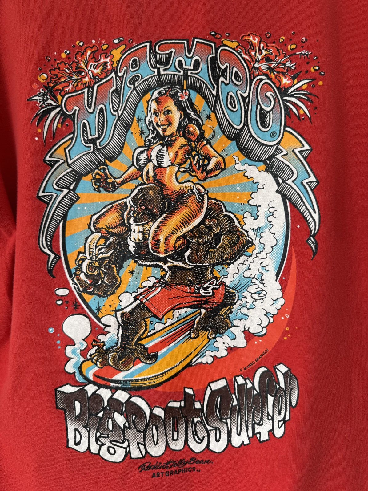 Mambo Vintage 2000 Mambo Bigfootsurfer Graphic T Shirt Size US M / EU 48-50 / 2 - 4 Thumbnail