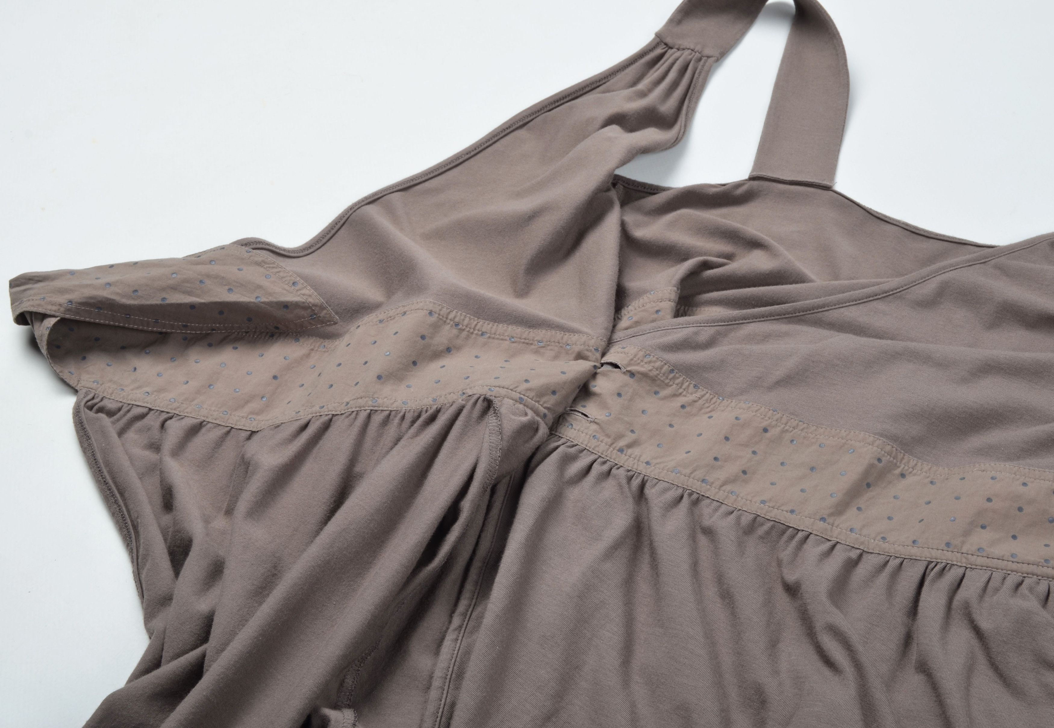 Brunello Cucinelli Brunello Cucinelli Brown Sleeveless Wrap Mini Dress Size M / US 6-8 / IT 42-44 - 7 Thumbnail
