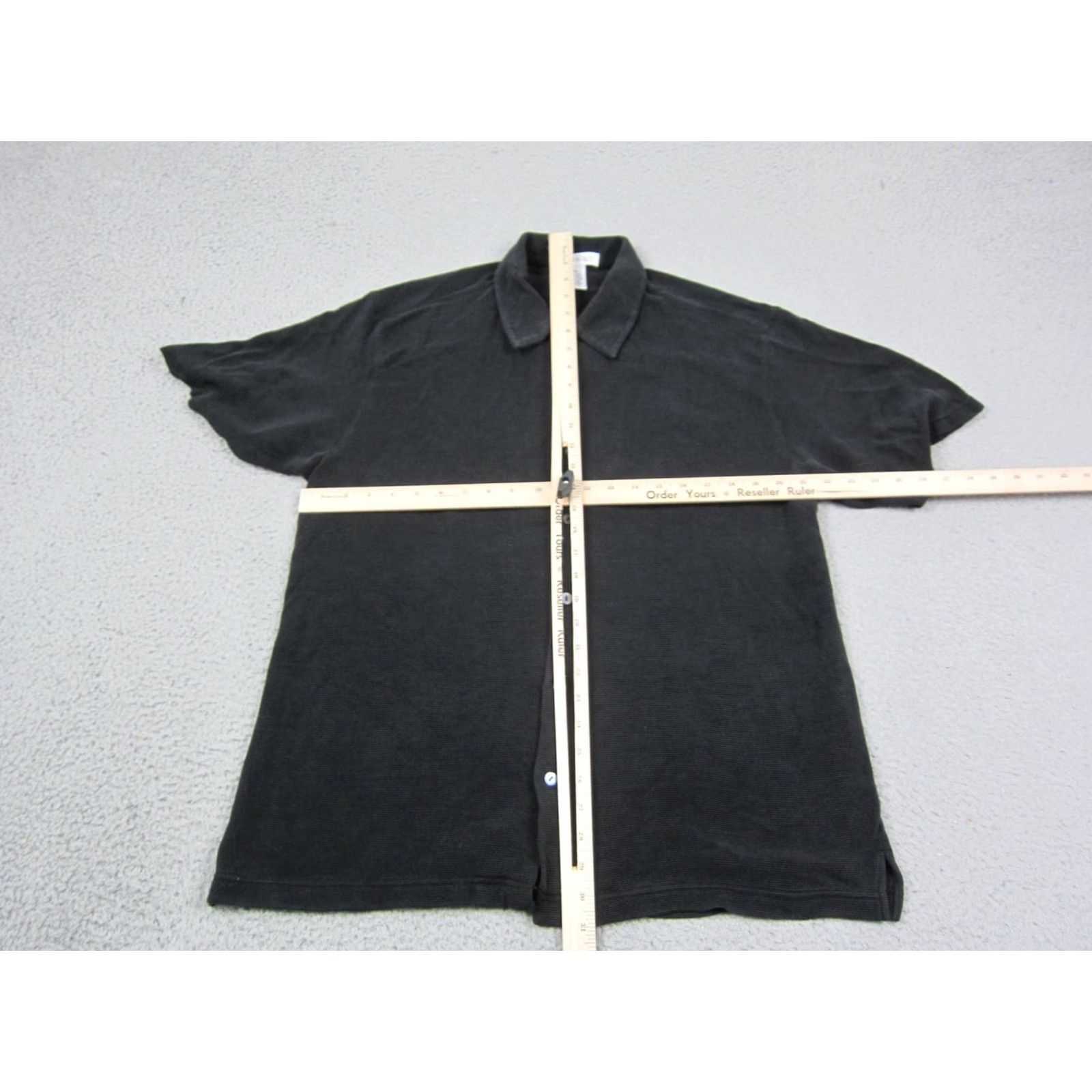 Vintage Anthology Shirt Mens XL Black Silk Tencel Button Up Corduroy Classic 90s Outdoor Casual Size US XL / EU 56 / 4 - 4 Thumbnail