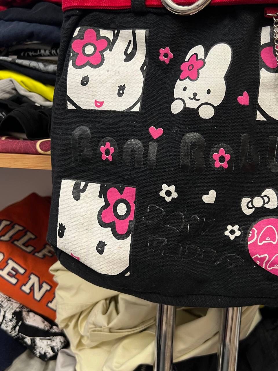 Japanese Brand × Vintage Capacity Patchwork Retro Hello Kitty Y2k Bag Size ONE SIZE - 5 Thumbnail