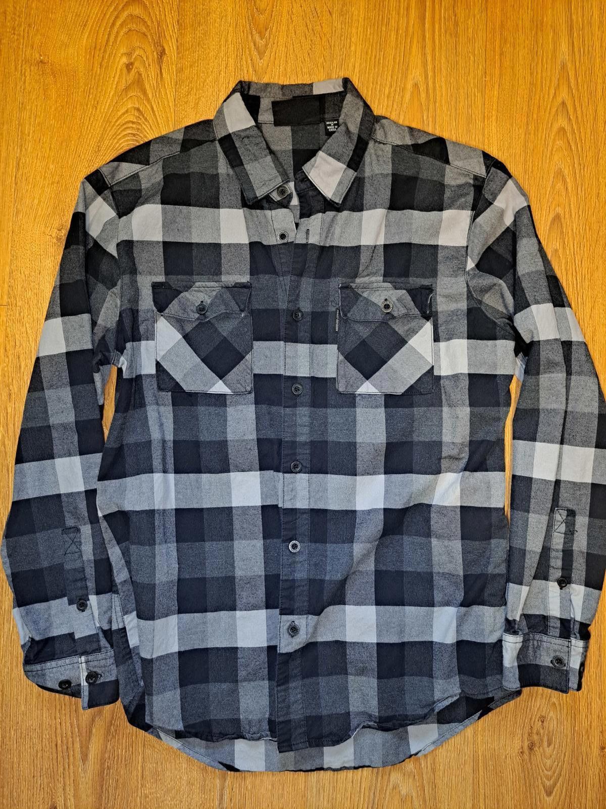 Harley Davidson Harley Davidson Flannel Shirt Mens Medium Gray Check Cotton Size US M / EU 48-50 / 2 - 1 Thumbnail