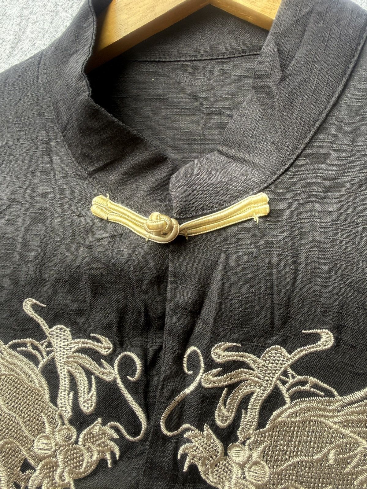 Yohji Yamamoto 🖤BLACKFRIDAY🖤Sukajan traditional dragon patched shirt Size US M / EU 48-50 / 2 - 7 Thumbnail