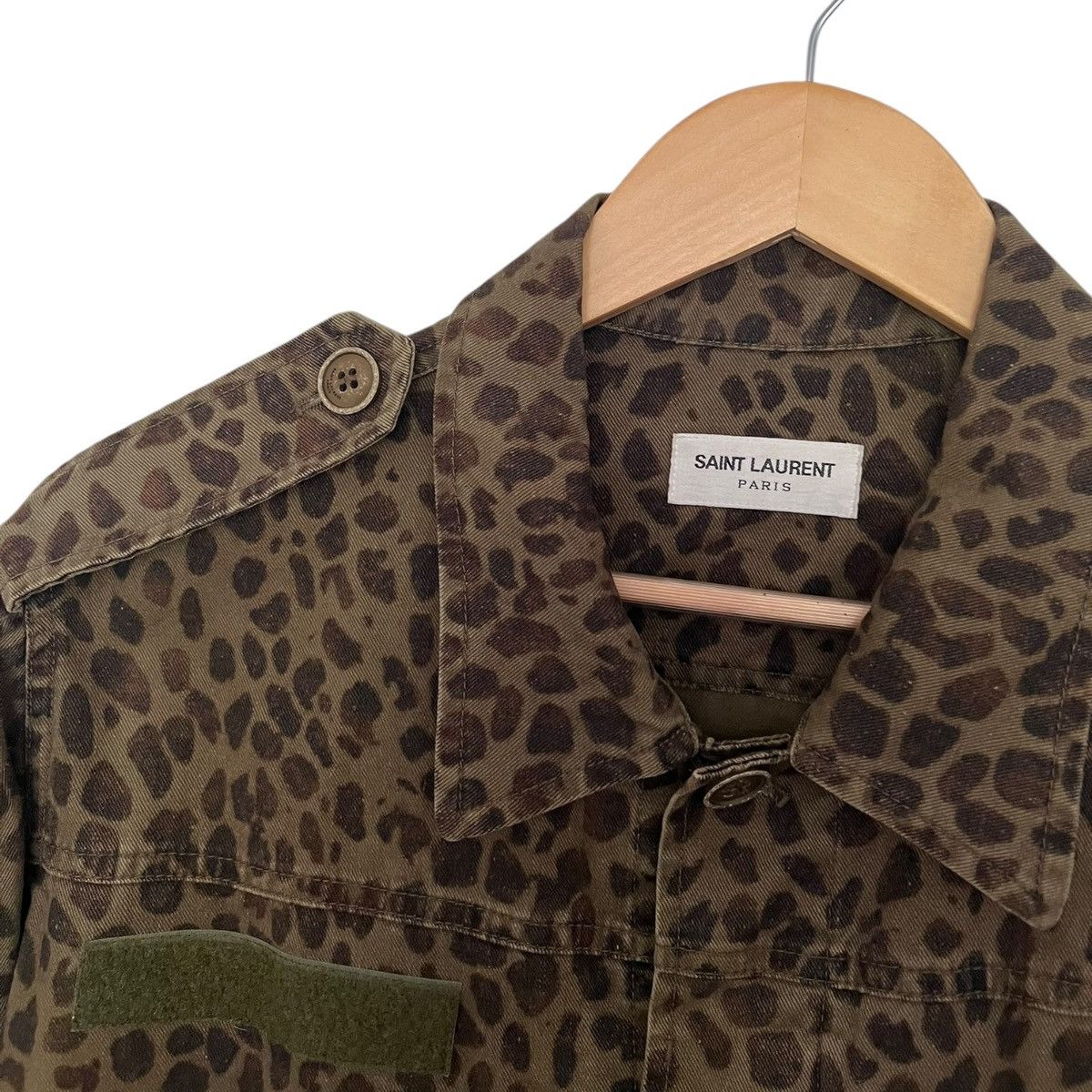 Saint Laurent Paris Slp leopard field jacket Size US L / EU 52-54 / 3 - 2 Thumbnail