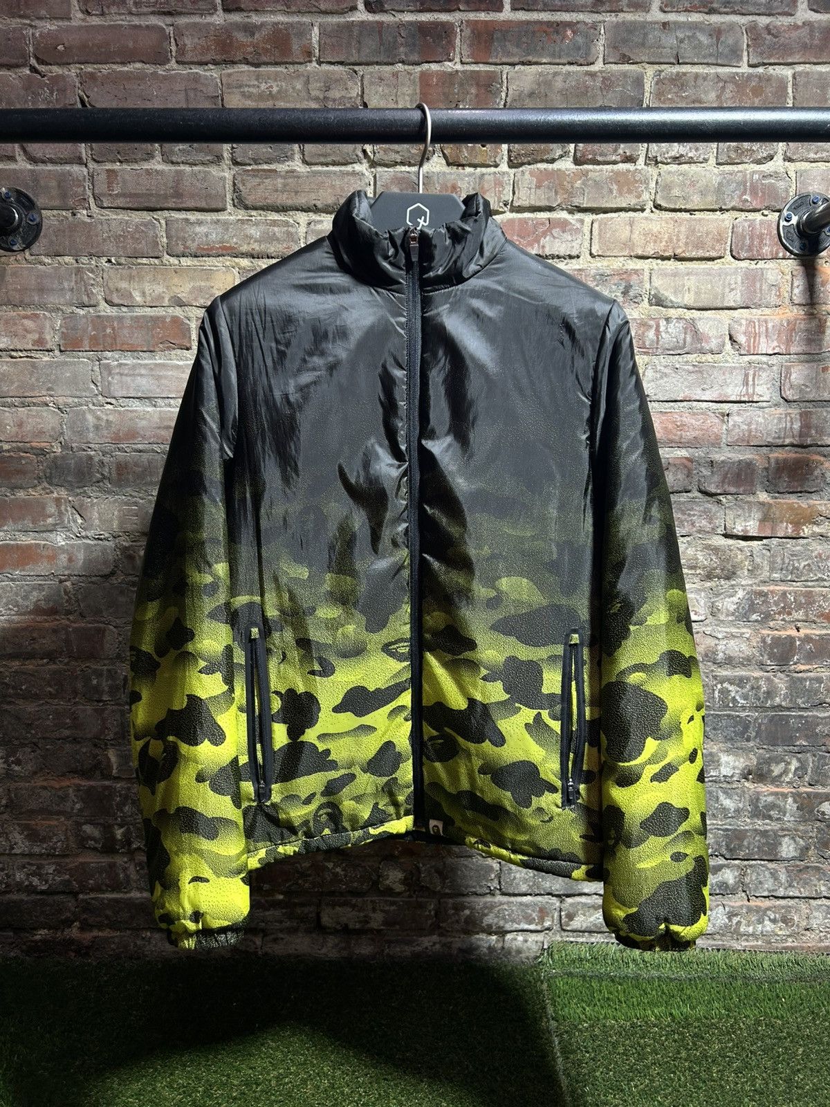 Bape Bape Noise Camo Puffer Jacket Size US L / EU 52-54 / 3 - 1 Thumbnail
