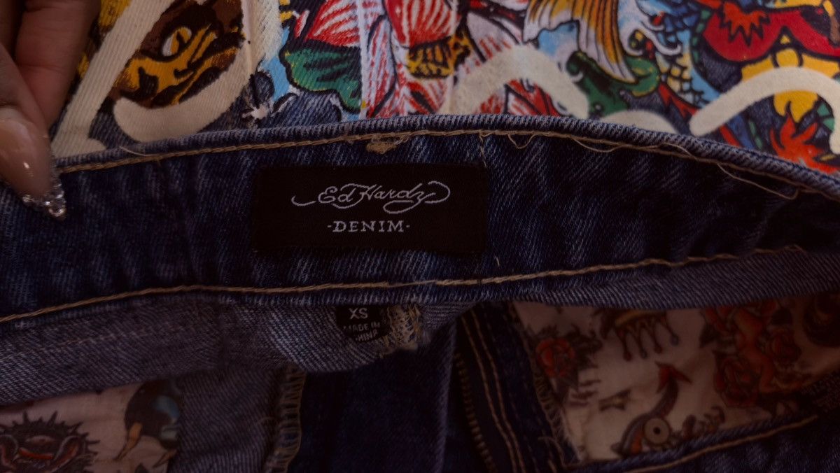 Ed Hardy Ed Hardy Mini Skirt Size 26" / US 2 / IT 38 - 4 Thumbnail
