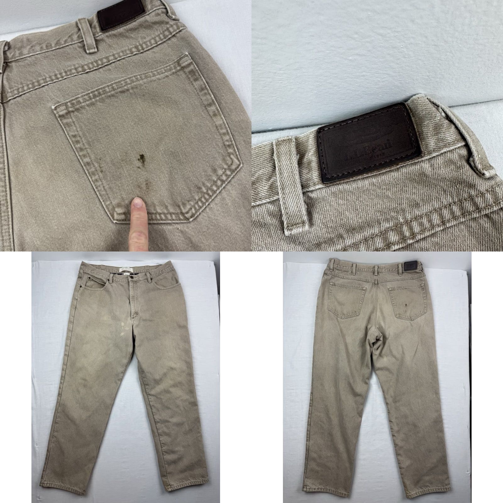 Vintage VINTAGE L.L. Bean Jeans Shirt? 38x32? (No) Size US 38 / EU 54 - 11 Thumbnail