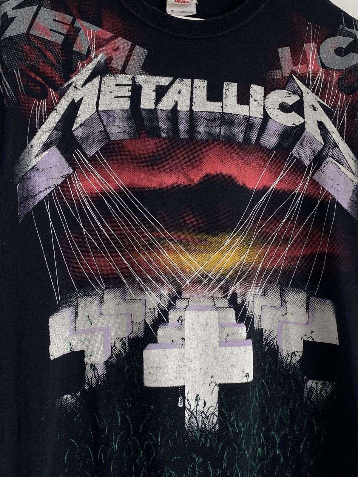 Band Tees × Metallica 00s Metallica Master Of Muppets Overprint T-shirt Size US M / EU 48-50 / 2 - 2 Thumbnail