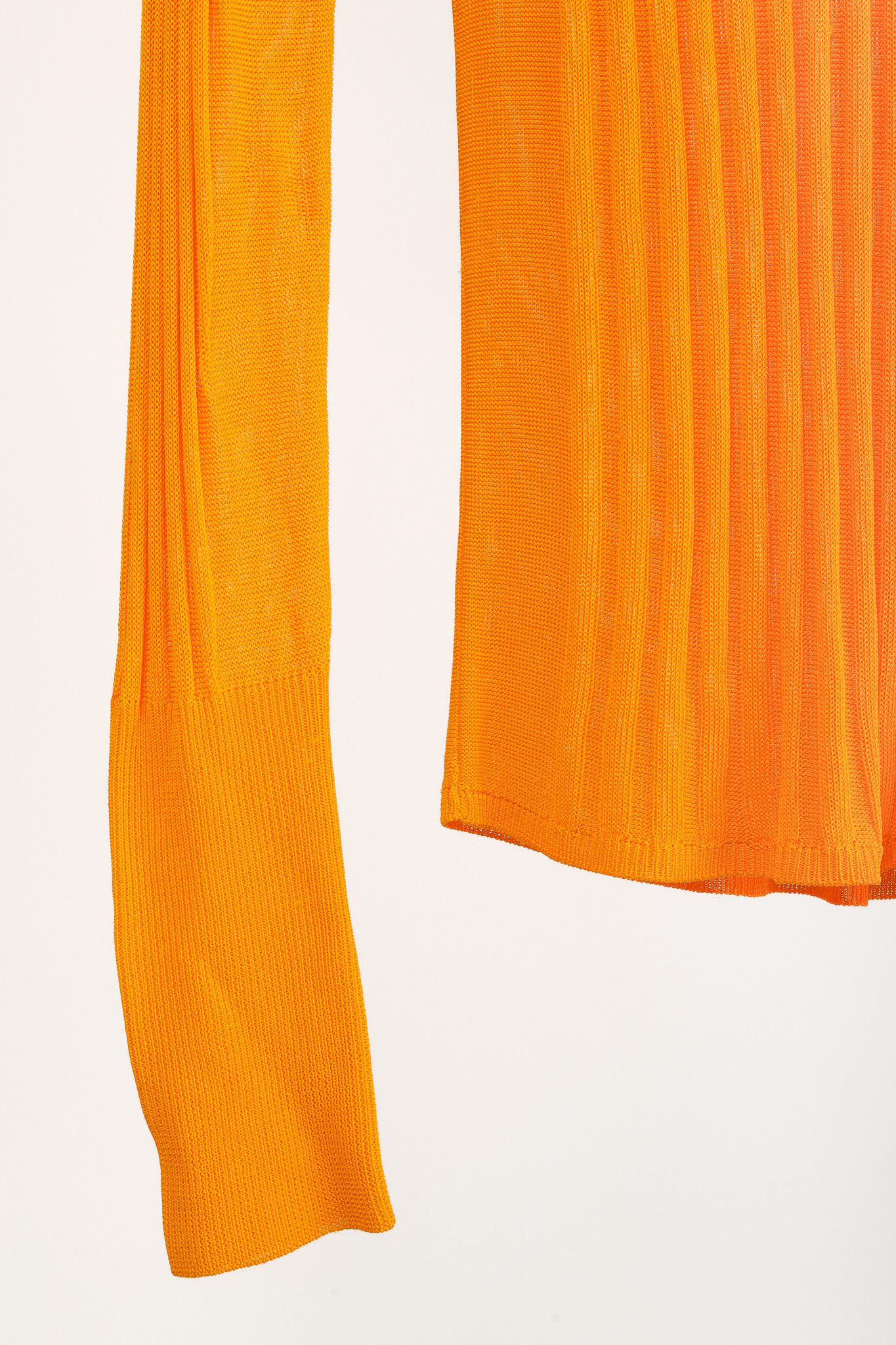 Hope Hope Shape Orange Ribbed Turtleneck Sweater Size M / US 6-8 / IT 42-44 - 6 Thumbnail