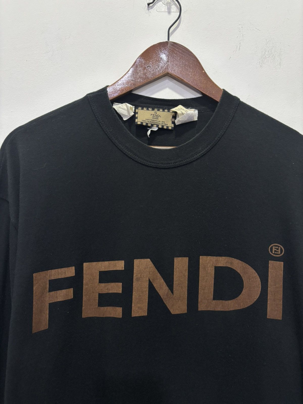 Fendi Fendi Longsleeve Tshirt Size US XL / EU 56 / 4 - 2 Thumbnail