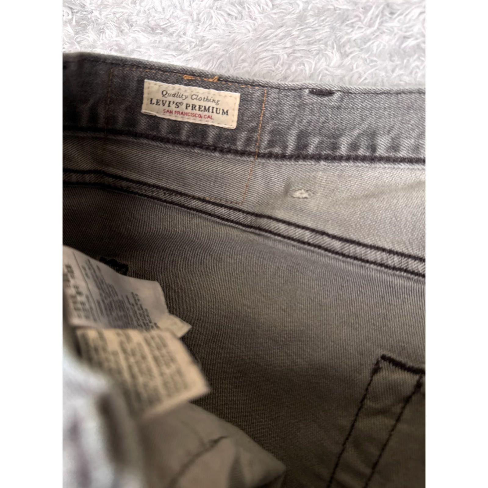 Levi's VINTAGE Levis Jeans 501 XX Adult 38 Black Denim Button Cotton 38x33 Regular 5-Pocket Mens Size US 38 / EU 54 - 6 Thumbnail