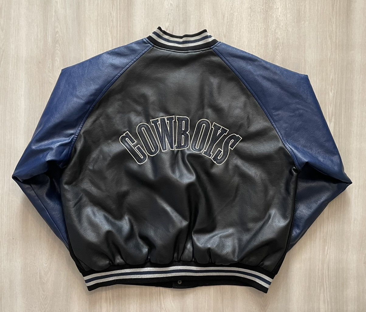 Vintage 90s NFL Game Day Dallas Cowboys Bomber Jacket Sz L