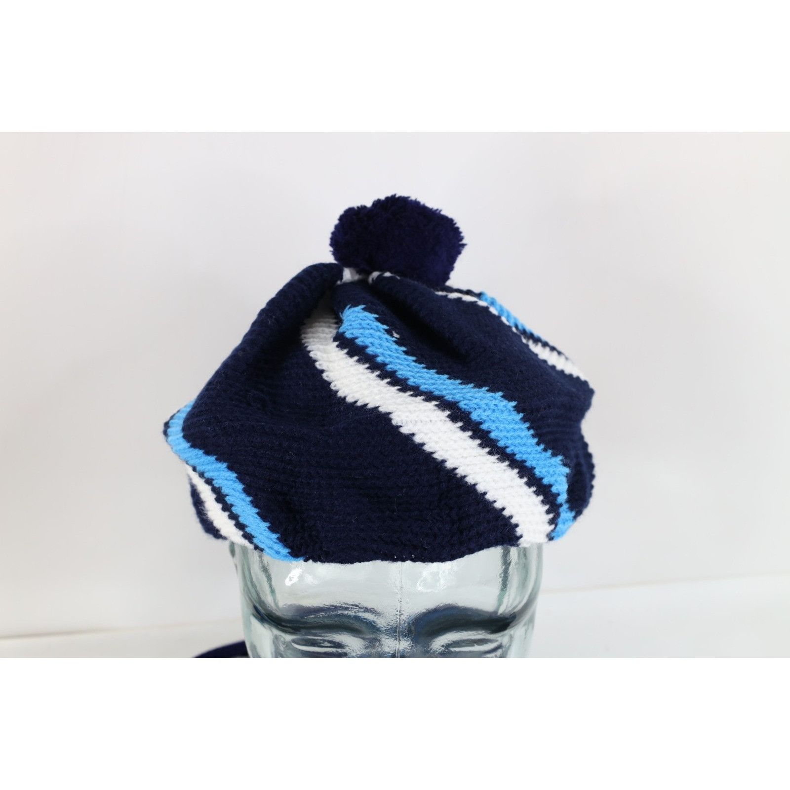 Vintage NOS Vintage 70s Streetwear 2 Piece Winter Neck Scarf Beanie Size ONE SIZE - 4 Thumbnail