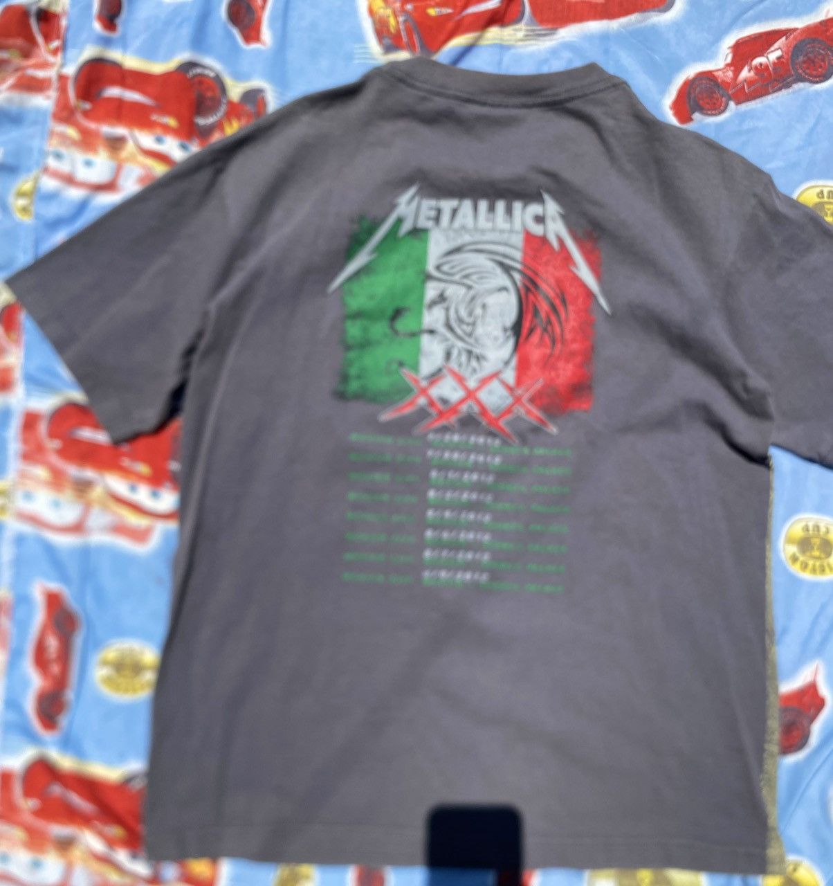 Metallica Mettalica Death Magnectic All Over Print mexican Bootleg Size US L / EU 52-54 / 3 - 4 Thumbnail