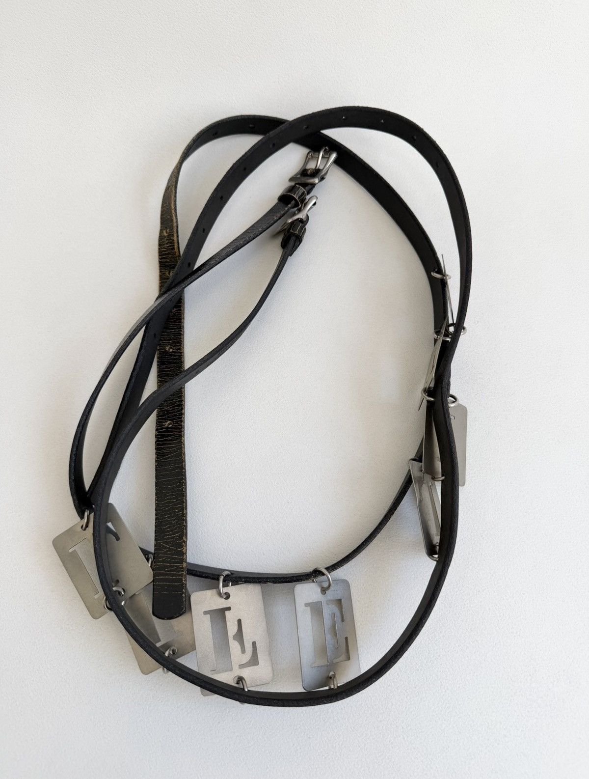Ann Demeulemeester S/S 03 Metal Letters Double Belt Size ONE SIZE - 1 Thumbnail