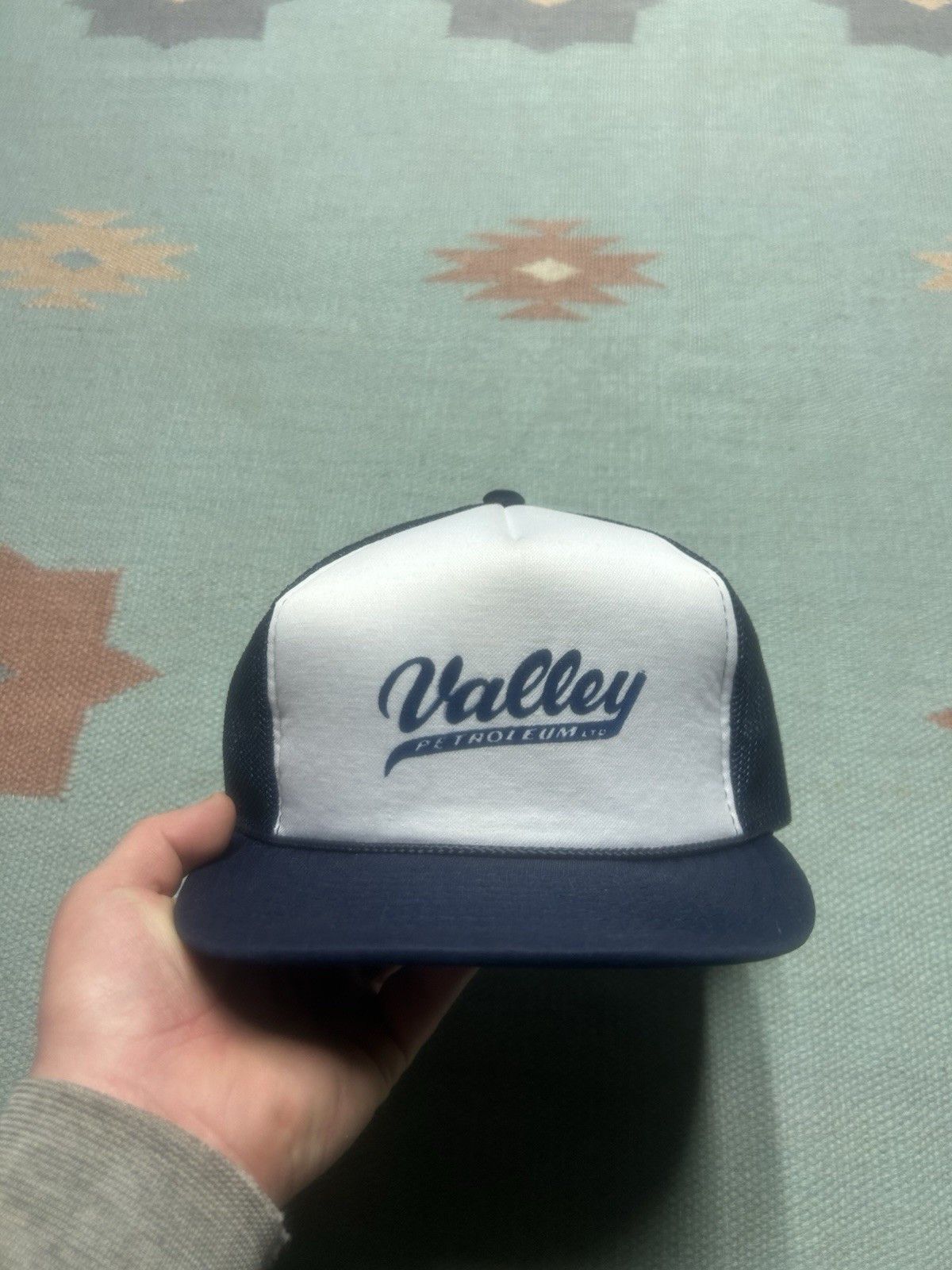 Vintage Vtg trucker hat mesh Valley Petreoleum oil Michigan snapback Size ONE SIZE - 2 Thumbnail