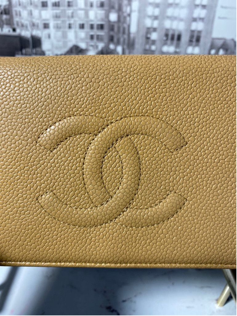 Chanel Authentic CHANEL CC Logo Caviar Long Bifold Wallet Size ONE SIZE - 9 Thumbnail