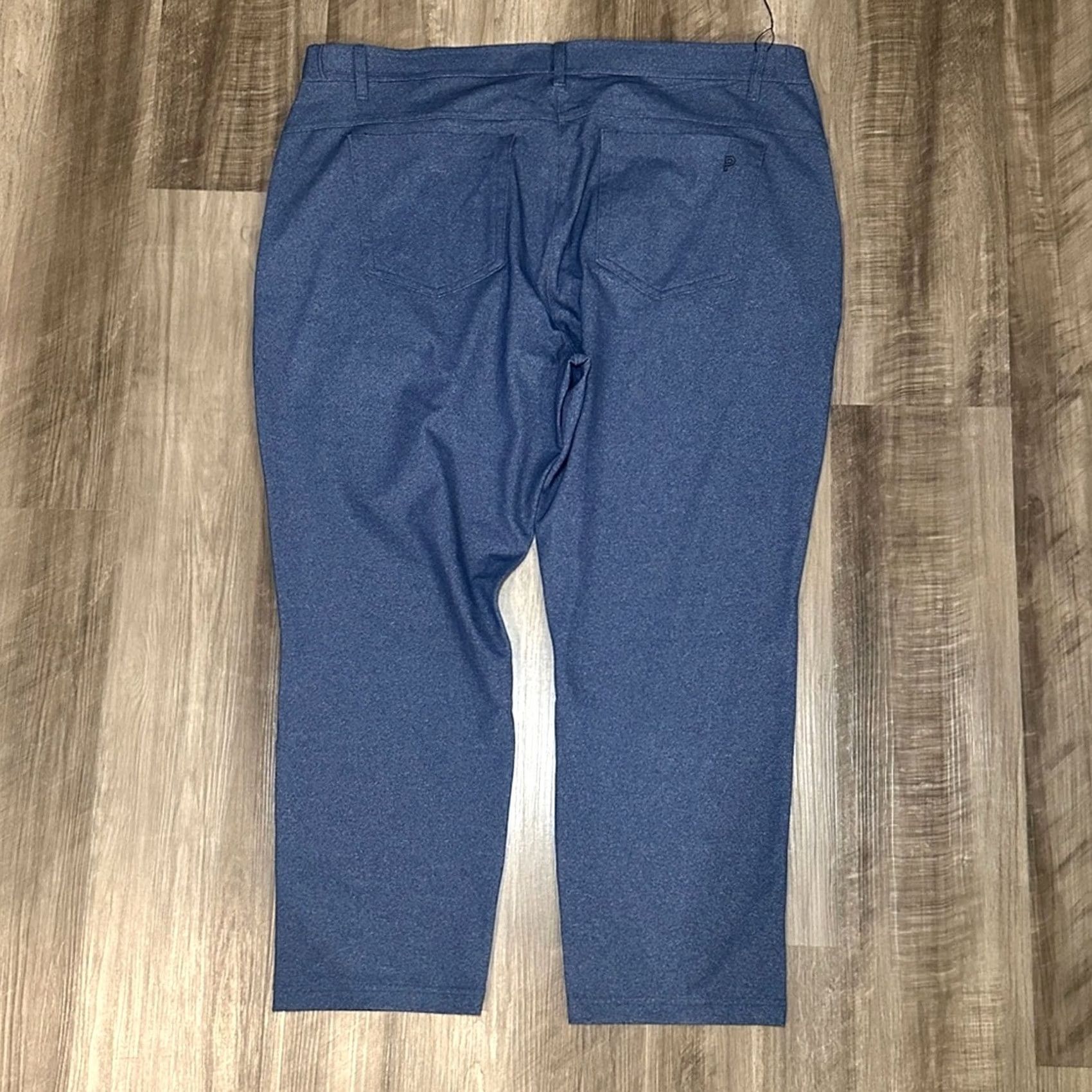 Vintage Public Rec Heather Blue Gamechanger Performance Pants Mens 42 Regular Chino NWOT 28in inseam Size US 42 / EU 58 - 3 Thumbnail